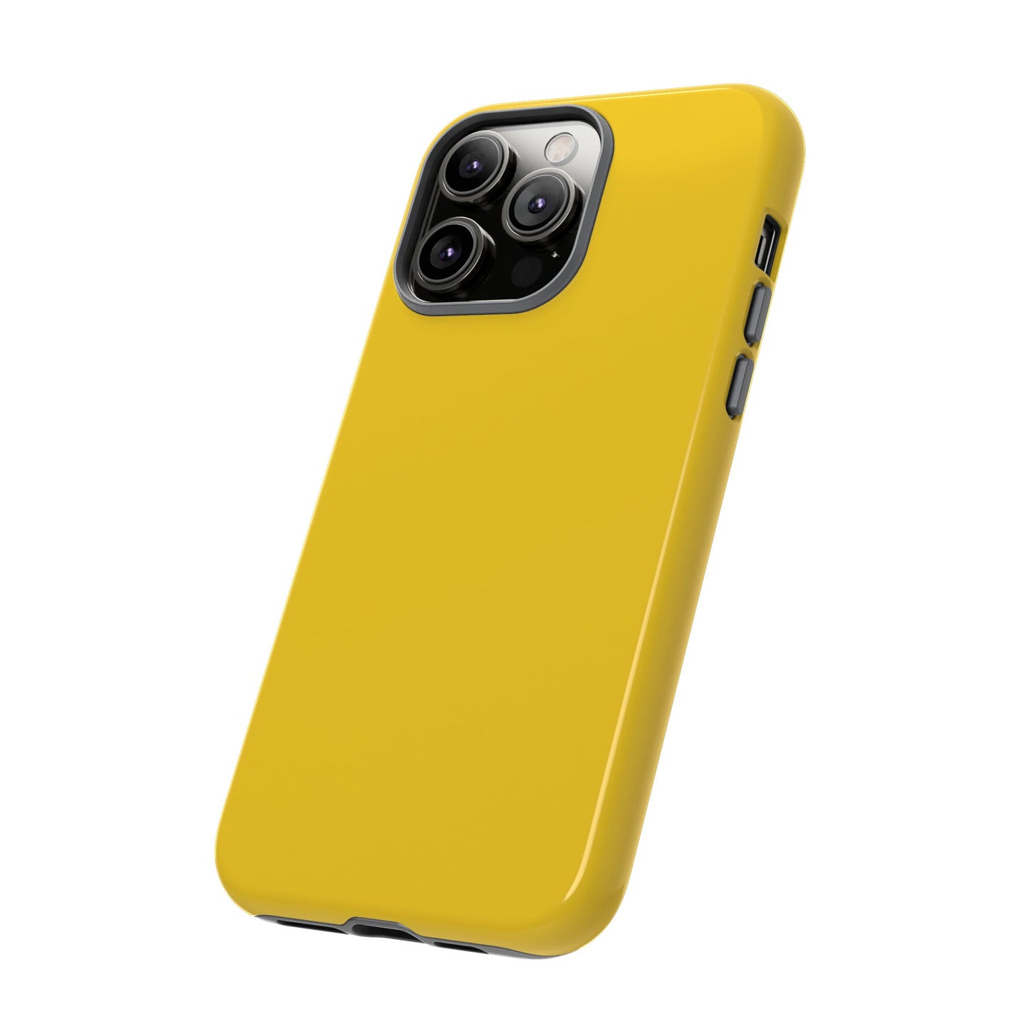 Luscious Yellow: Plain Sunburst-Inspired Color for iPhone, Samsung Galaxy and Google Pixel devices