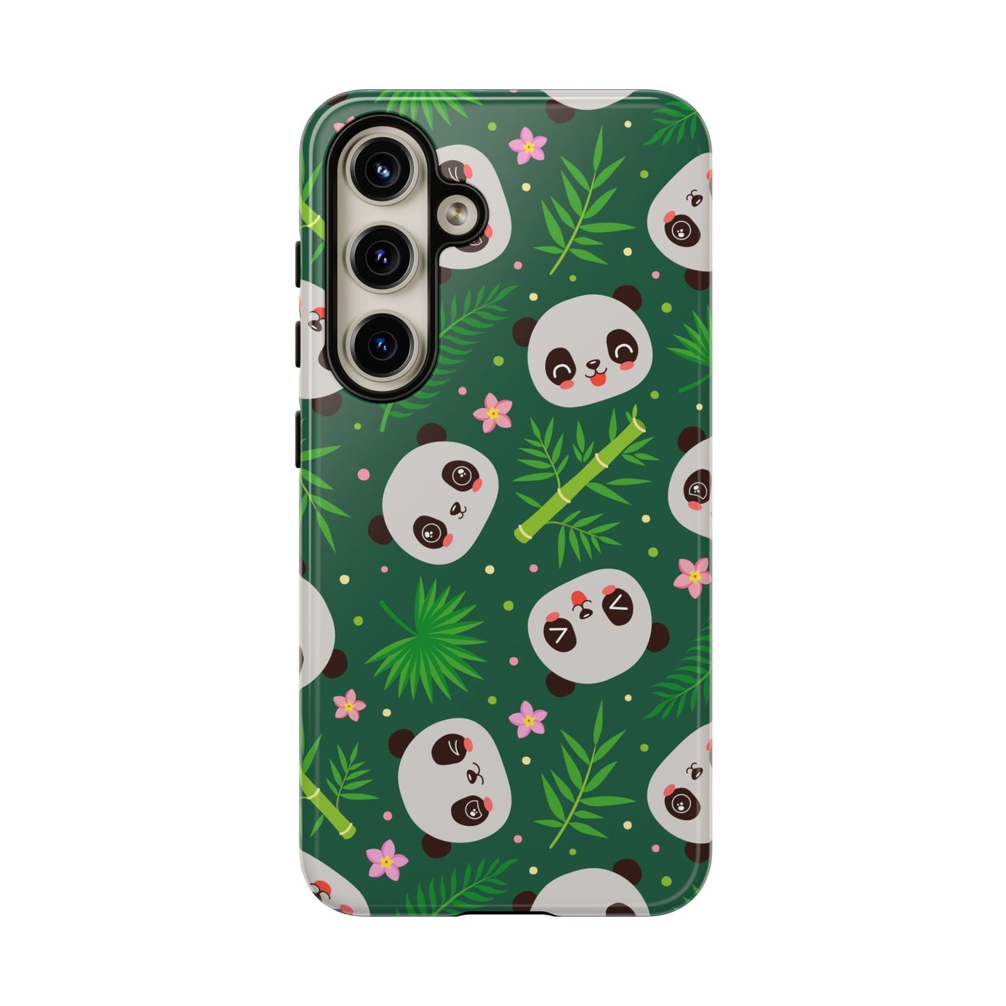 Cute Panda: Tough Case for iPhone, Samsung Galaxy and Google Pixel devices