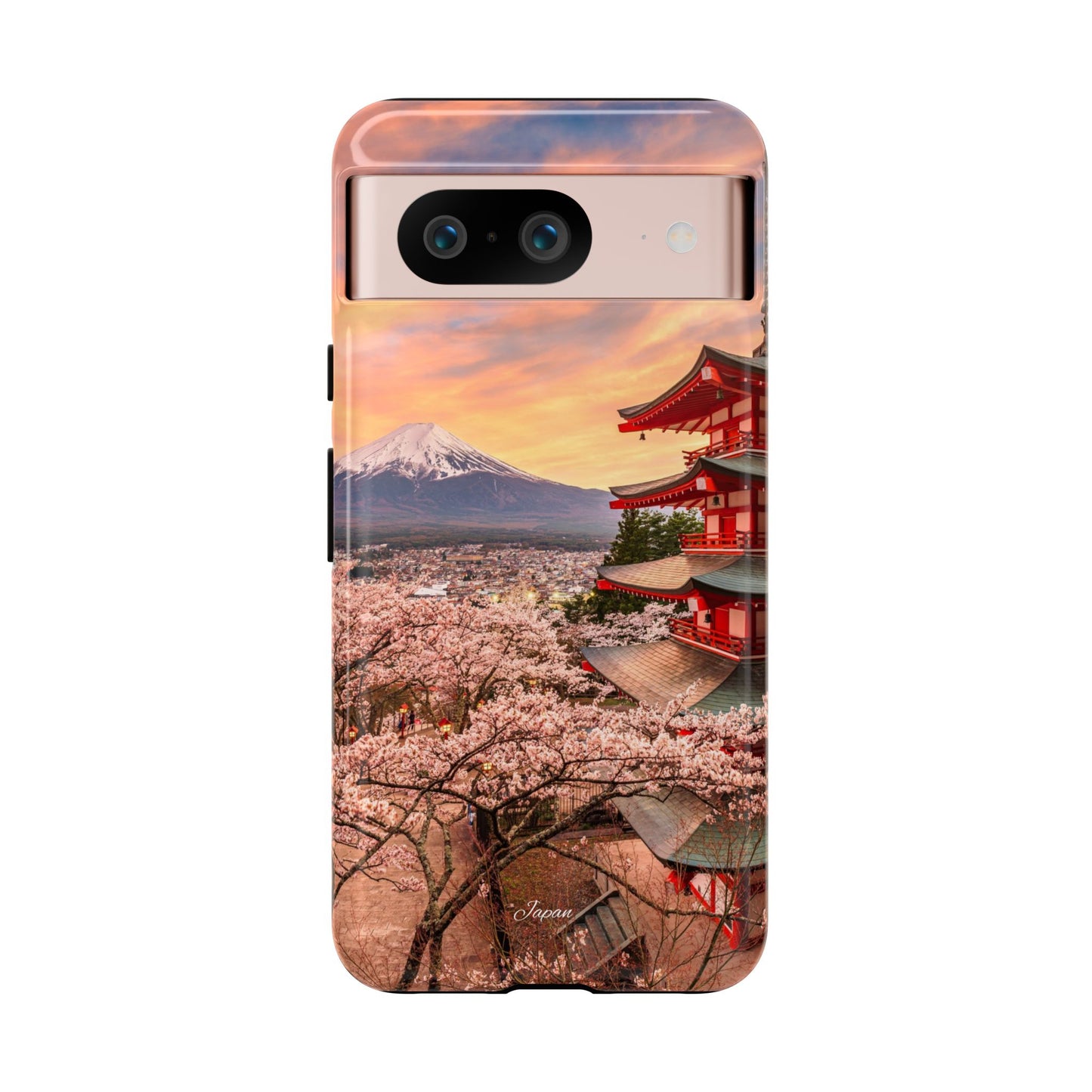 Cherry Blossoms Mt. Fuji phone case for iPhone, Galaxy and Pixel devices