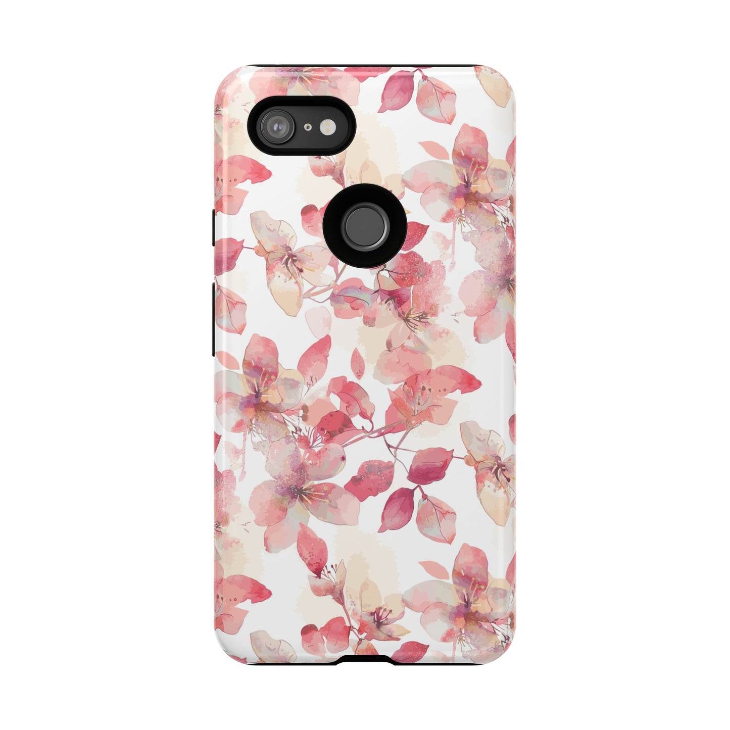 Watercolor Flowers: Tough Case for iPhone, Samsung Galaxy and Google Pixel devices