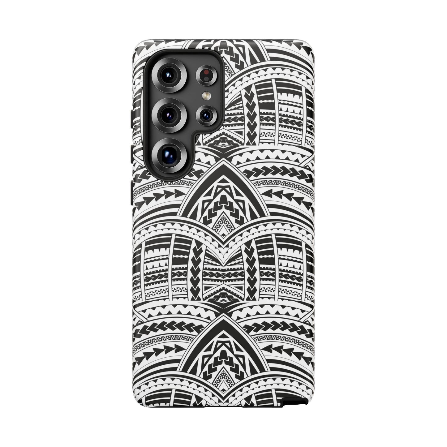 Tatoeage: telefoonhoesje met tribalpatroon voor iPhone, Samsung Galaxy en Google Pixel