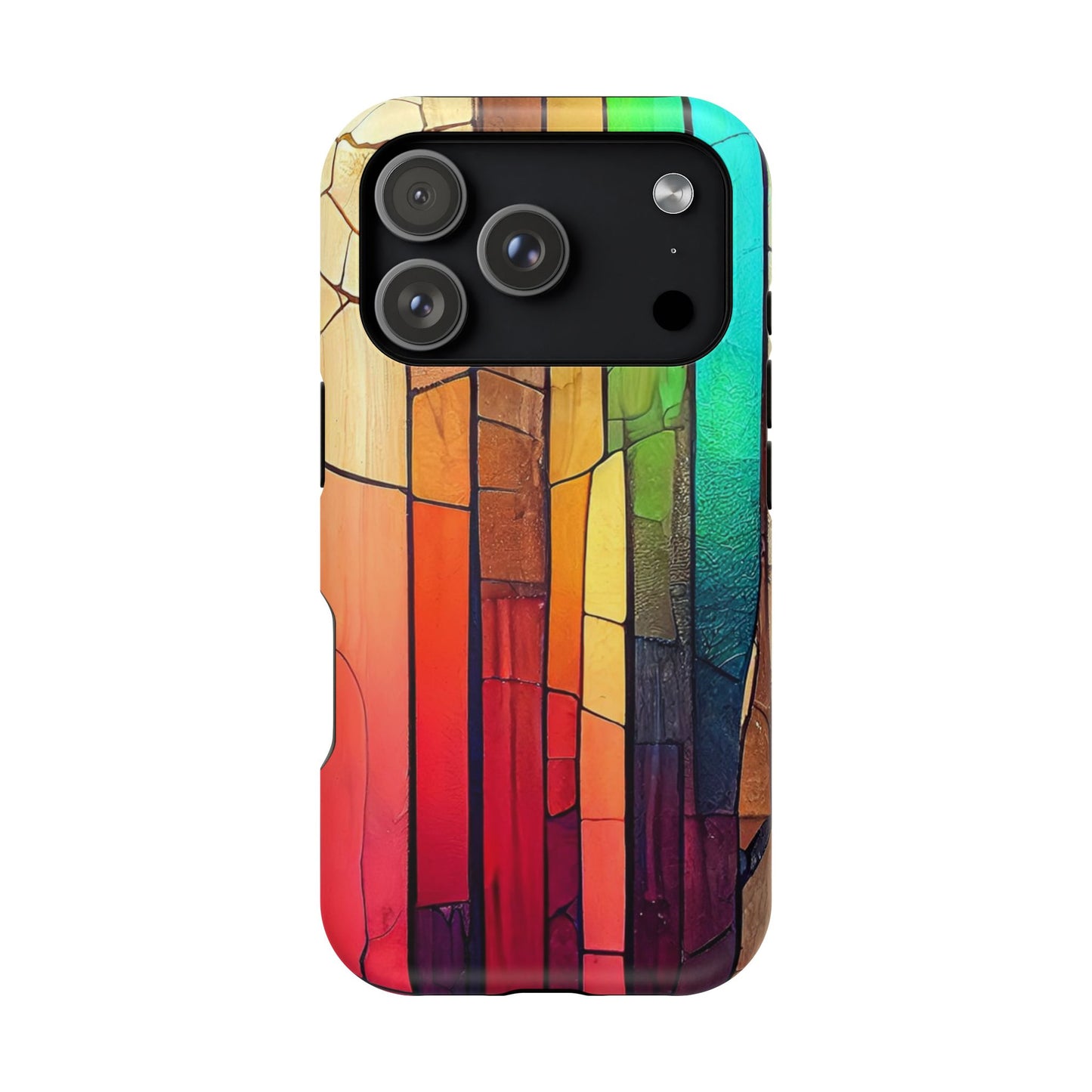 Stained Glass Design MagSafe Case for iPhone