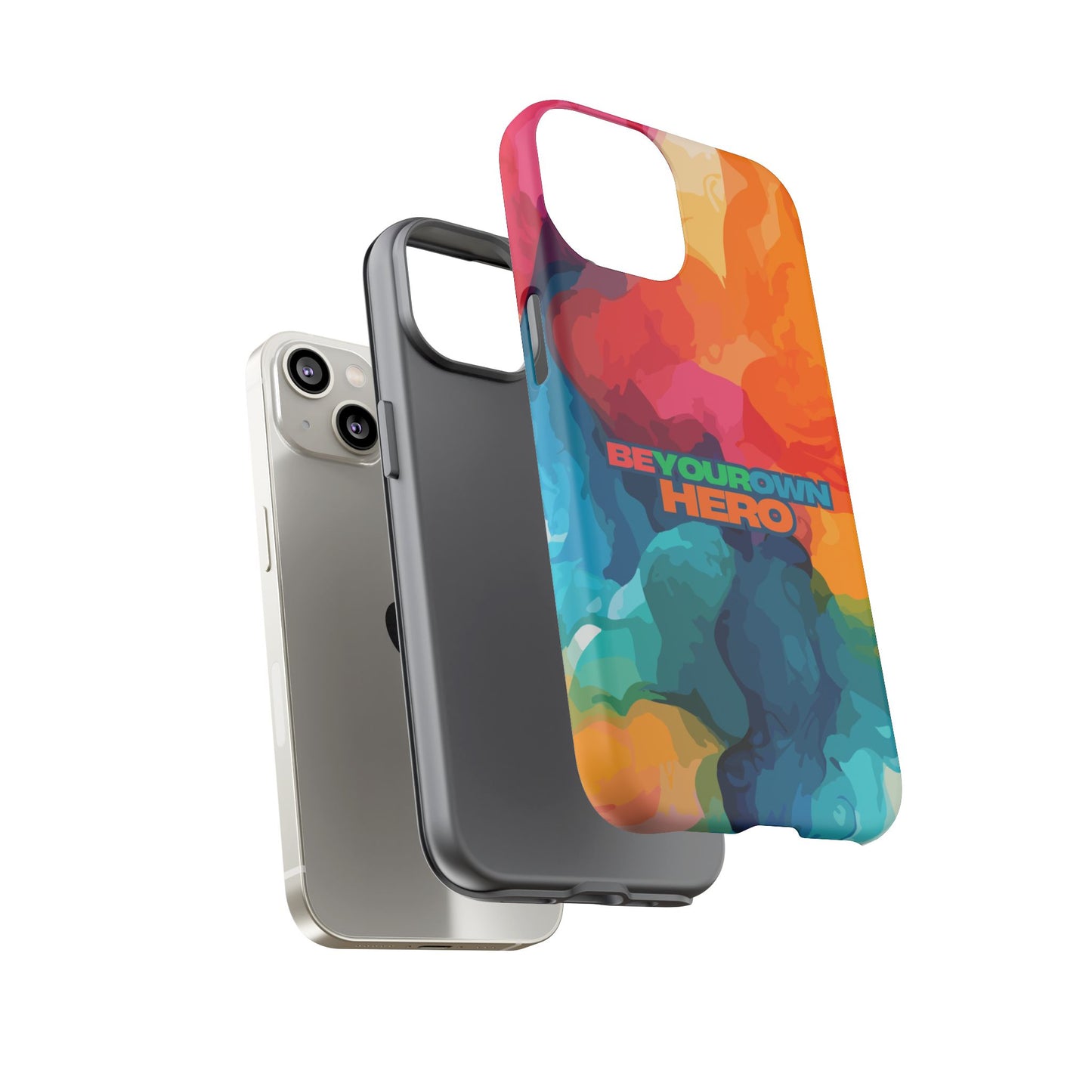 Be Your Own Hero: Tough Case for iPhone, Samsung Galaxy and Google Pixel