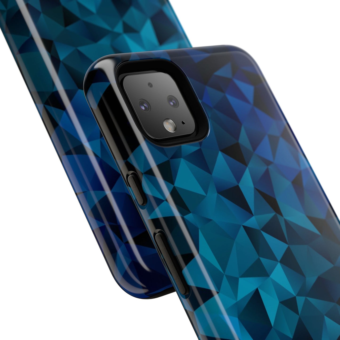 Blue Diamonds: Phone Case with Elegant Prints for iPhone, Samsung Galaxy and Google Pixel devices