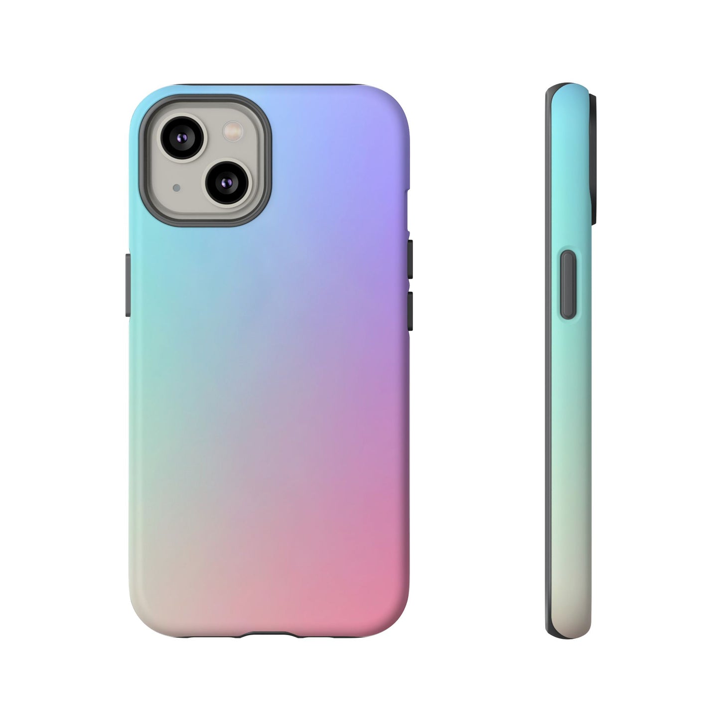 Cotton Candy: Quadcolor Pastel Gradient Tough Case for iPhone, Samsung Galaxy and Google Pixel devices