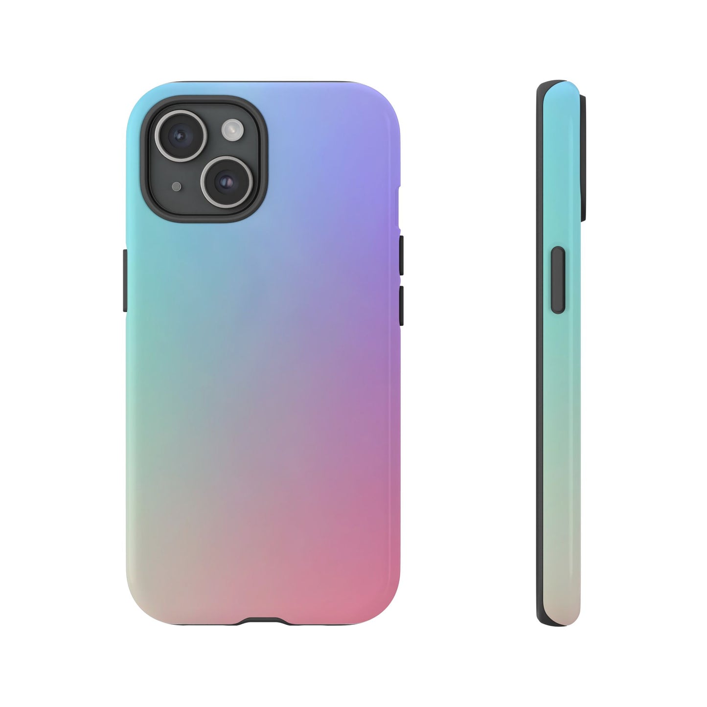Cotton Candy: Quadcolor Pastel Gradient Tough Case for iPhone, Samsung Galaxy and Google Pixel devices