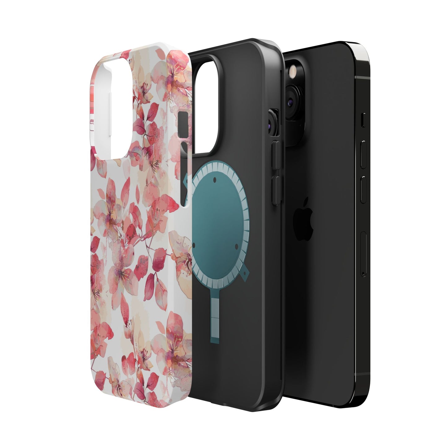 Watercolor Flowers: MagSafe case for iPhone