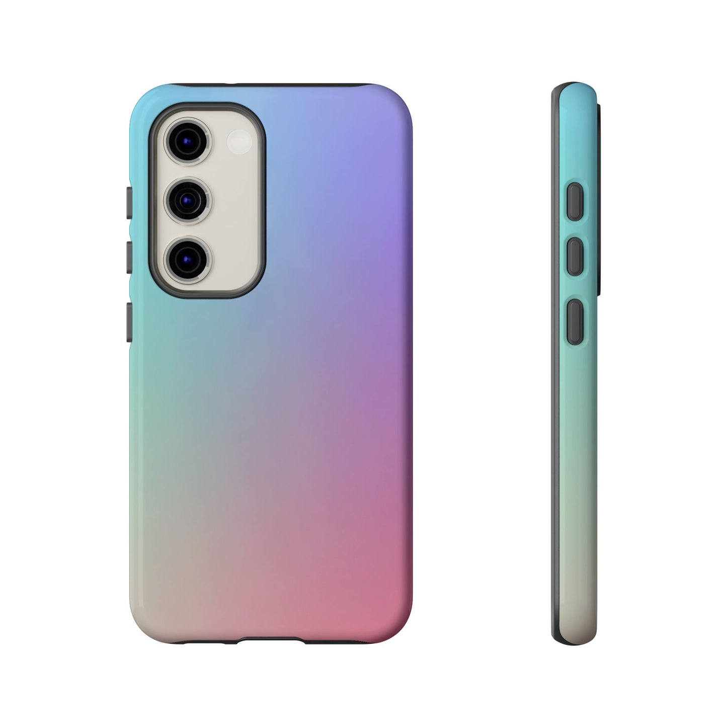 Cotton Candy: Quadcolor Pastel Gradient Tough Case for iPhone, Samsung Galaxy and Google Pixel devices