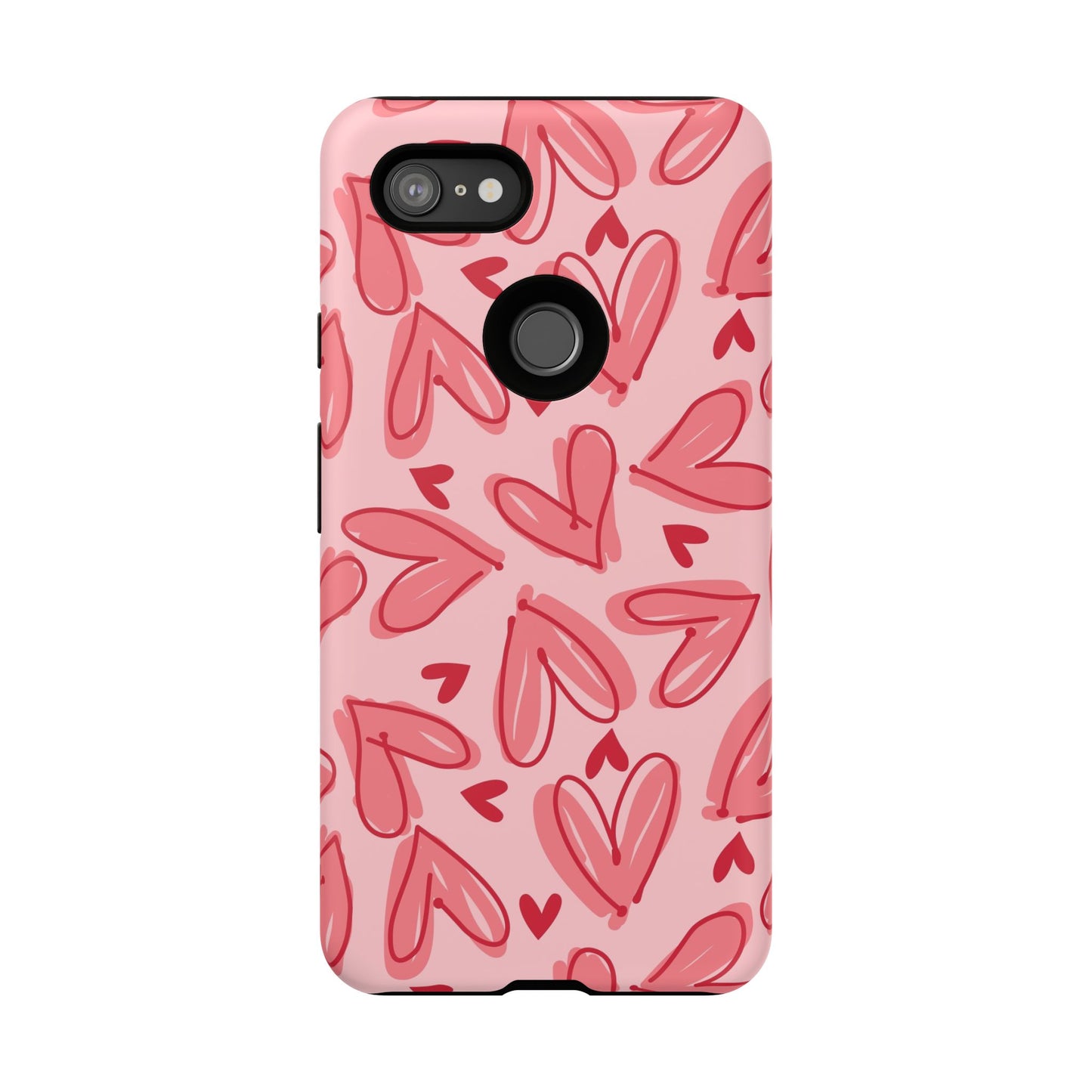 Hearts: Tough Case for iPhone, Samsung Galaxy and Google Pixel devices