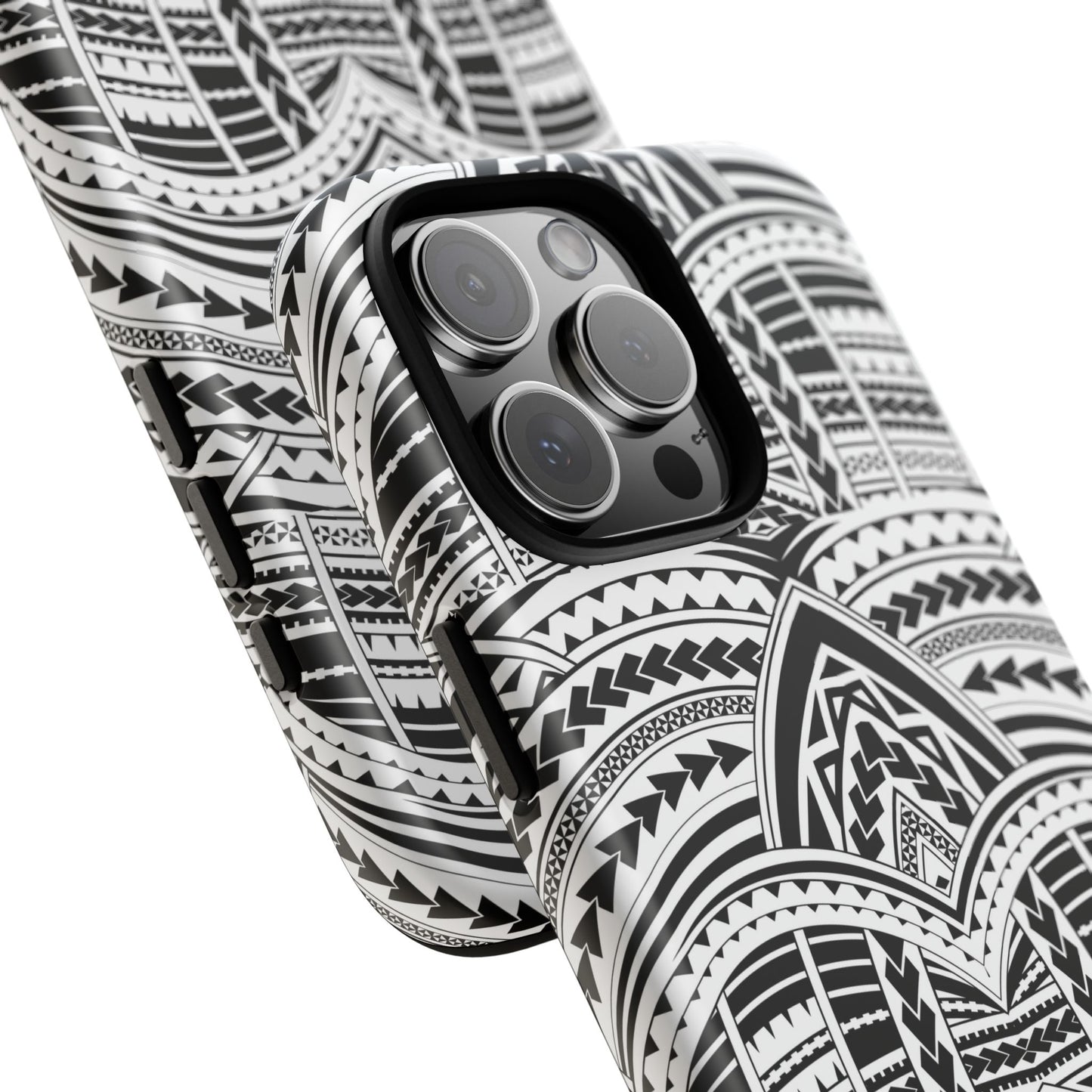 Tatoeage: telefoonhoesje met tribalpatroon voor iPhone, Samsung Galaxy en Google Pixel