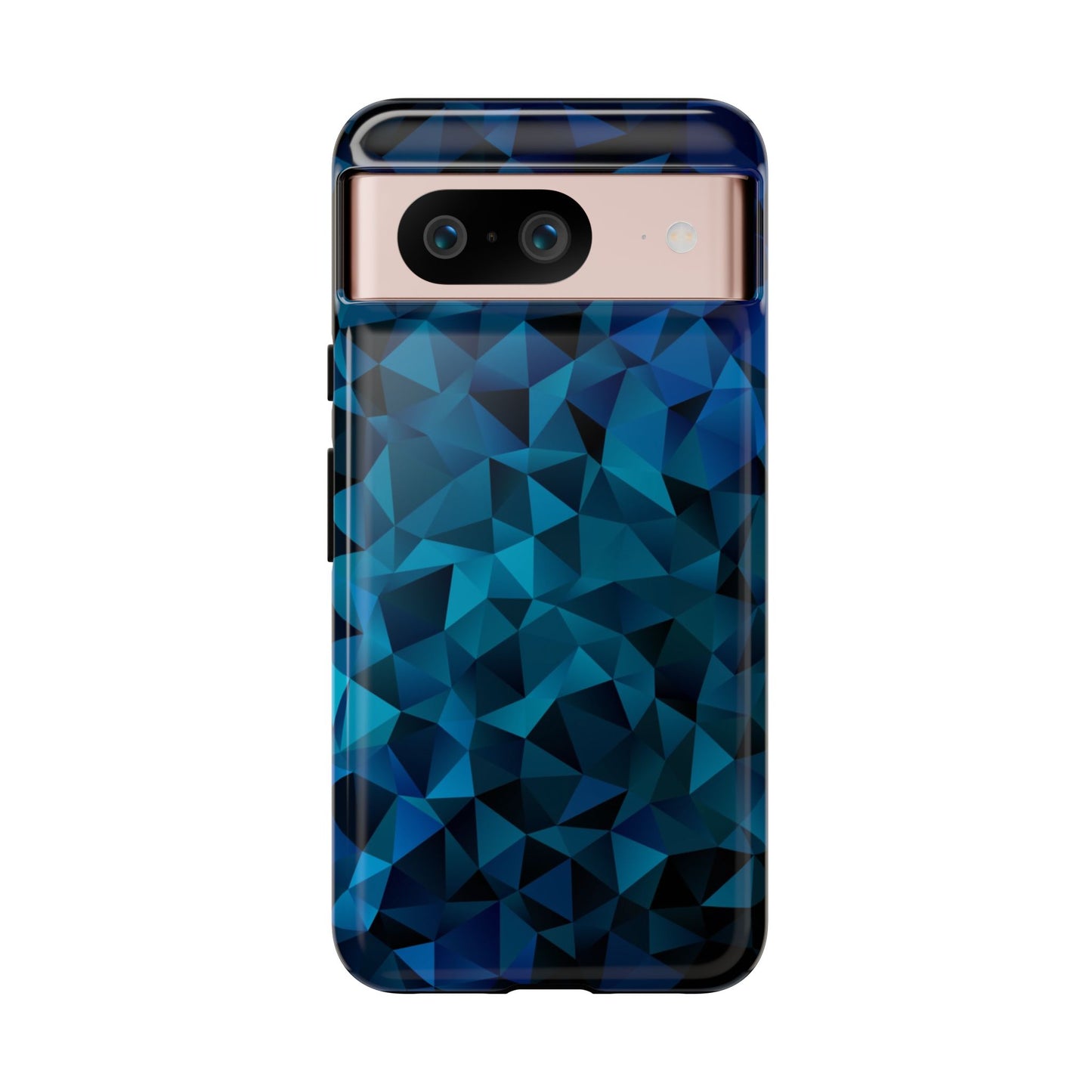 Blue Diamonds: Phone Case with Elegant Prints for iPhone, Samsung Galaxy and Google Pixel devices