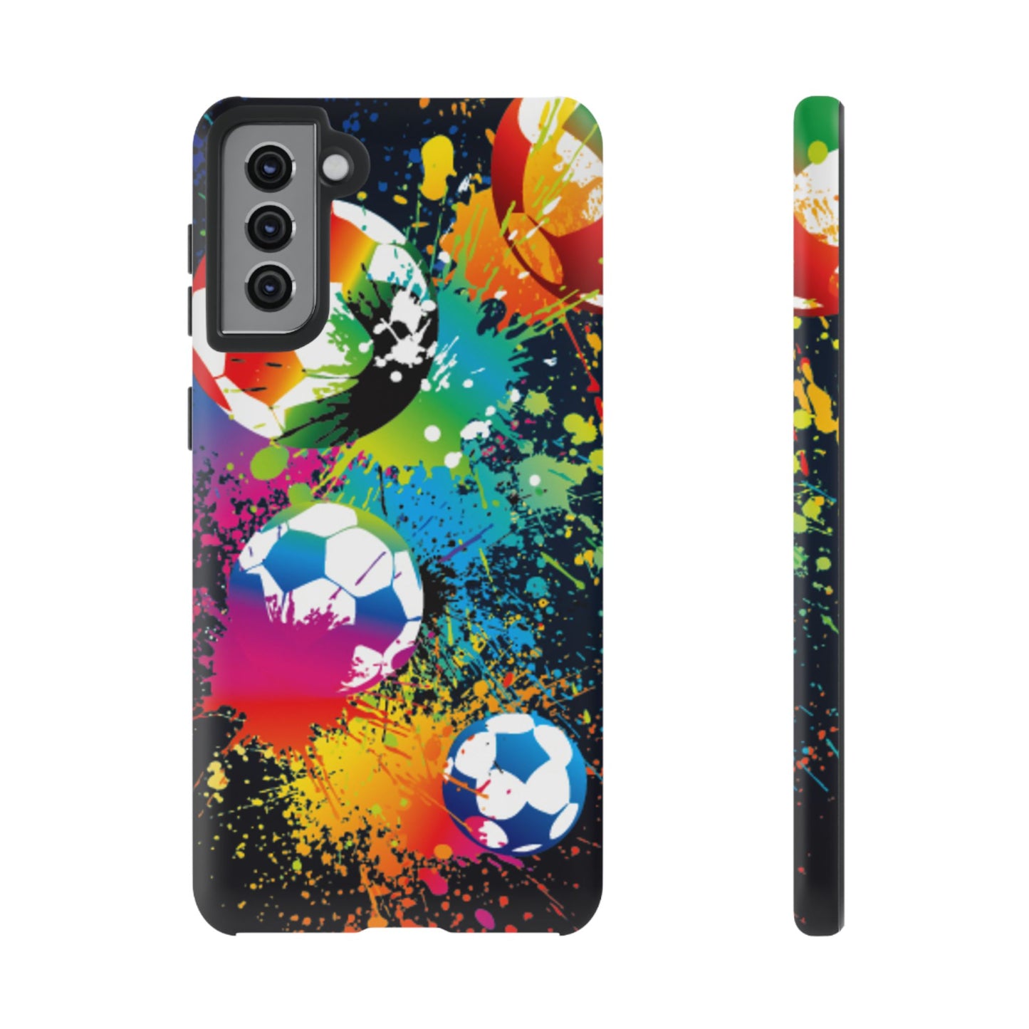 Footballer's Phone Case: Vibrant Case for iPhone, Samsung Galaxy and Google Pixel devices