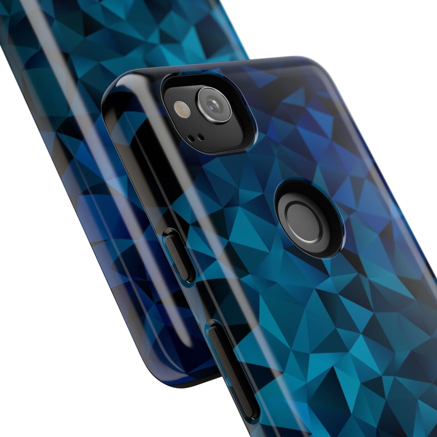 Blue Diamonds: Phone Case with Elegant Prints for iPhone, Samsung Galaxy and Google Pixel devices