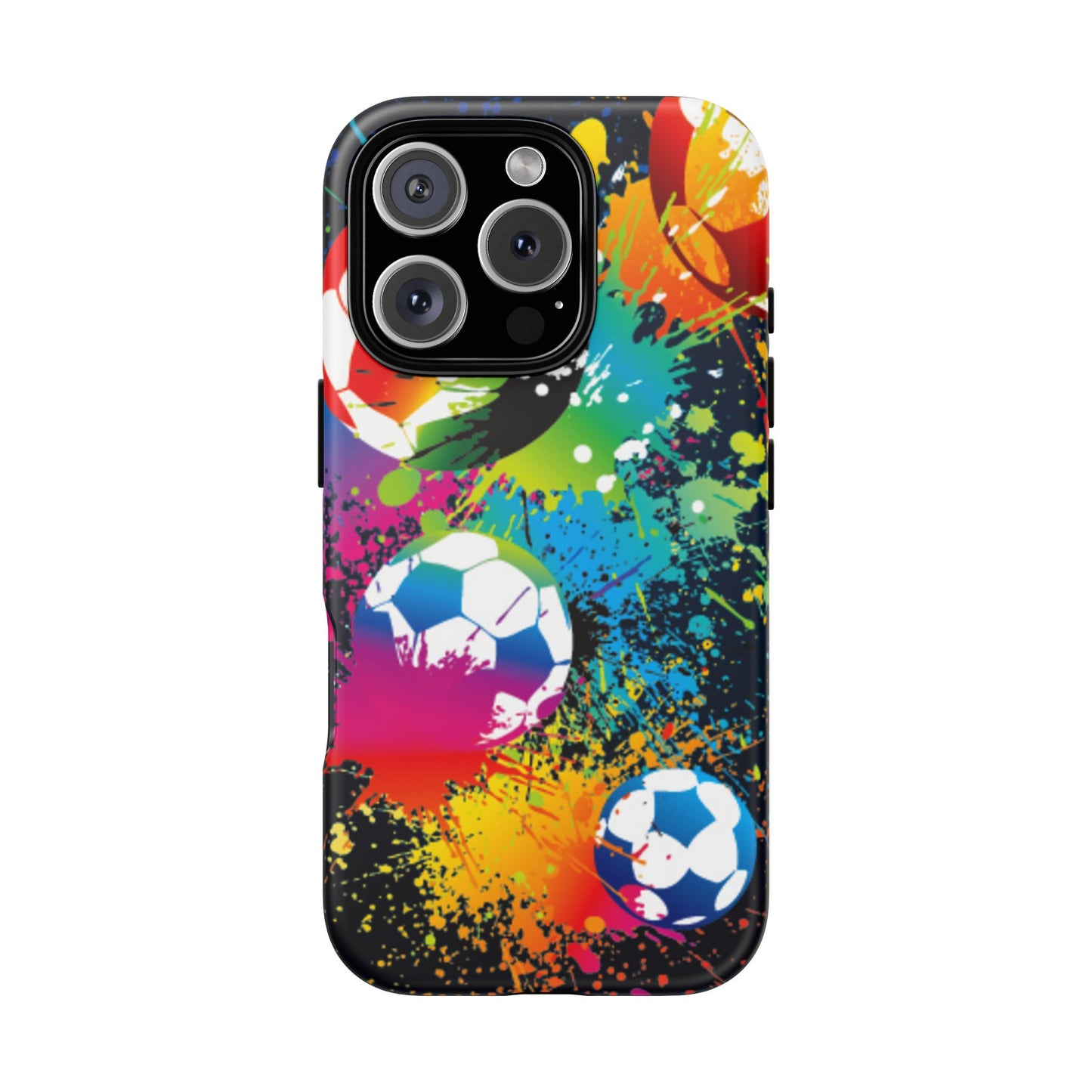 Footballer's Phone Case: Vibrant Case for iPhone, Samsung Galaxy and Google Pixel devices