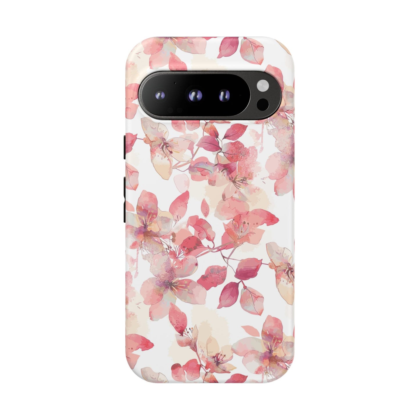 Watercolor Flowers: Tough Case for iPhone, Samsung Galaxy and Google Pixel devices