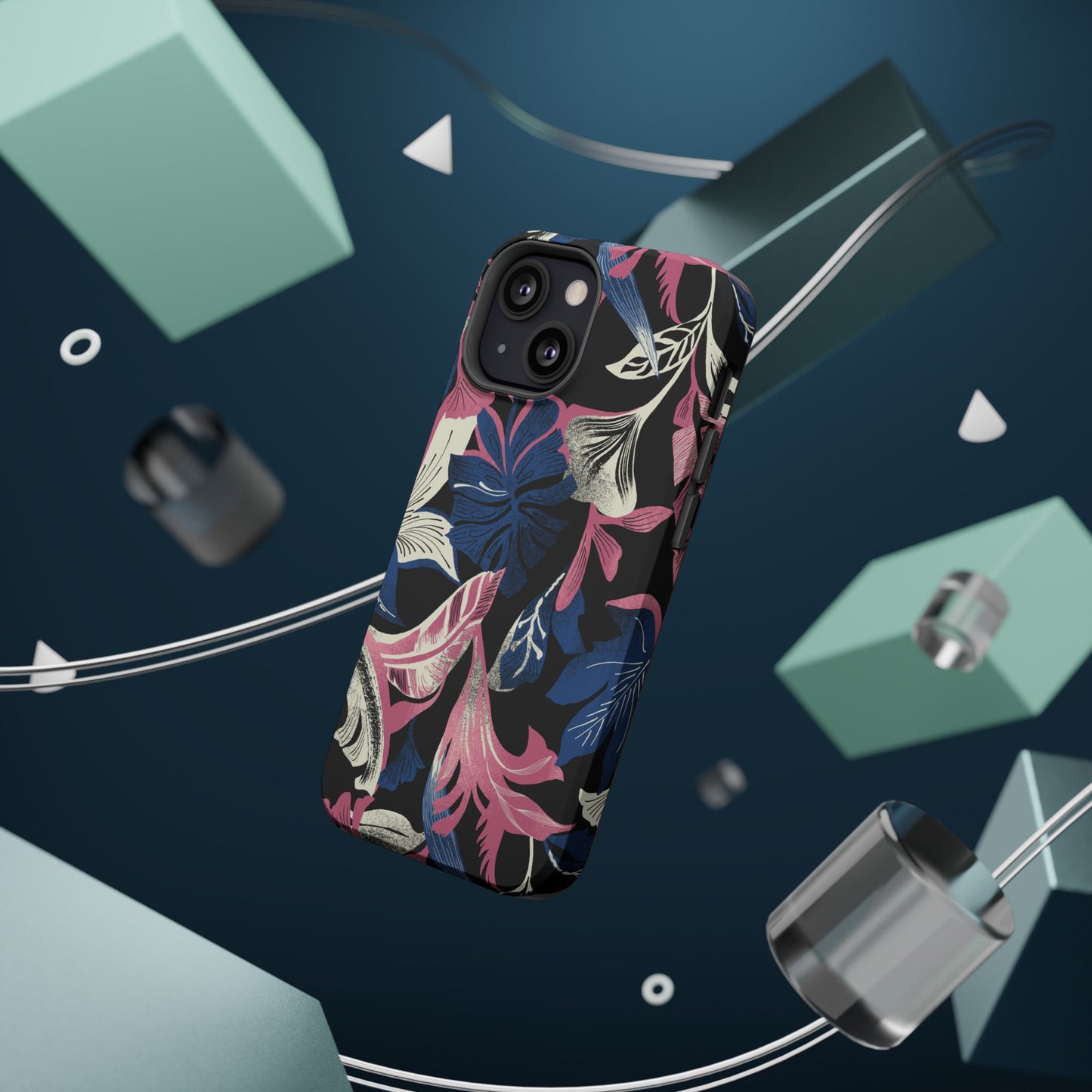 Tropique (MagSafe version): Palm & Fall Fusion Phone Case for iPhone