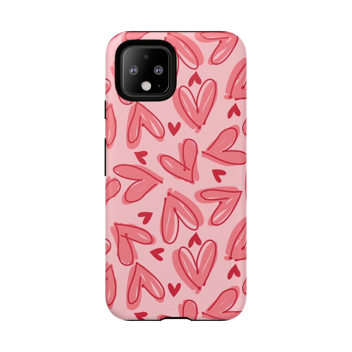 Hearts: Tough Case for iPhone, Samsung Galaxy and Google Pixel devices
