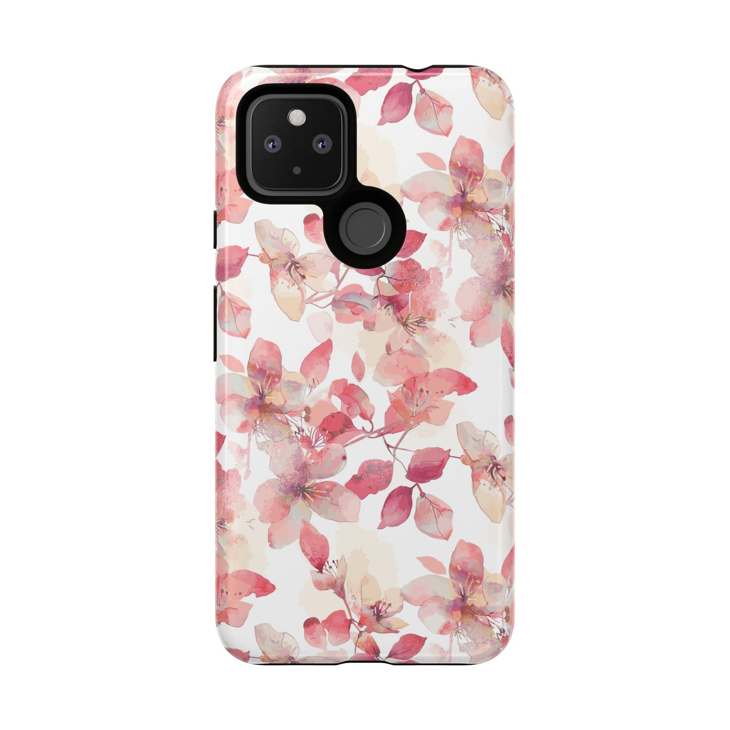Watercolor Flowers: Tough Case for iPhone, Samsung Galaxy and Google Pixel devices