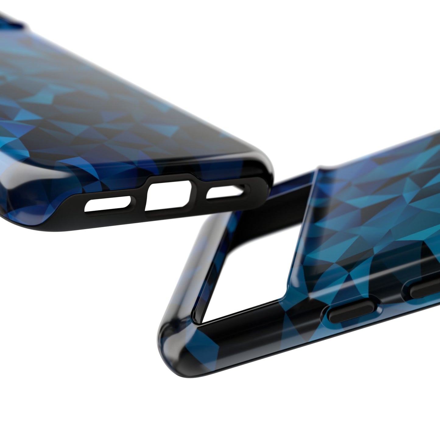 Blue Diamonds: Phone Case with Elegant Prints for iPhone, Samsung Galaxy and Google Pixel devices