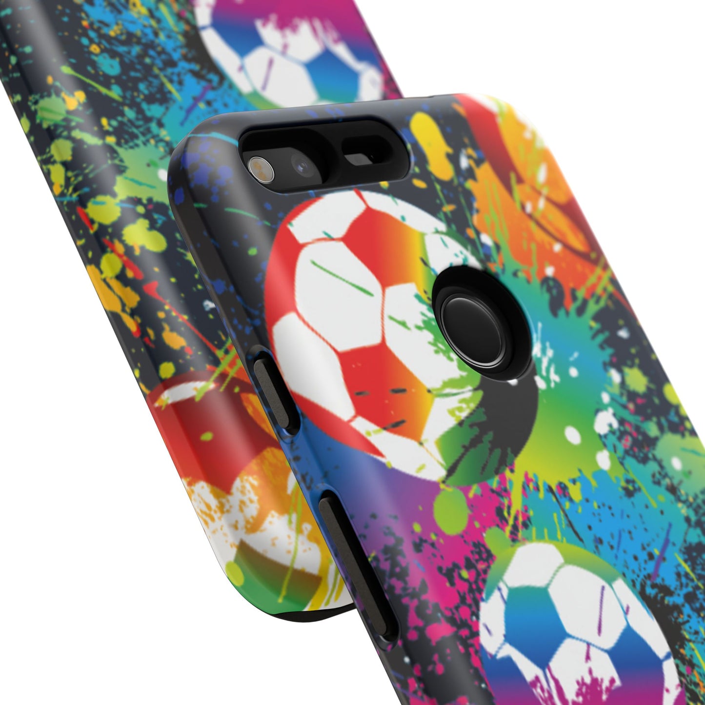 Footballer's Phone Case: Vibrant Case for iPhone, Samsung Galaxy and Google Pixel devices