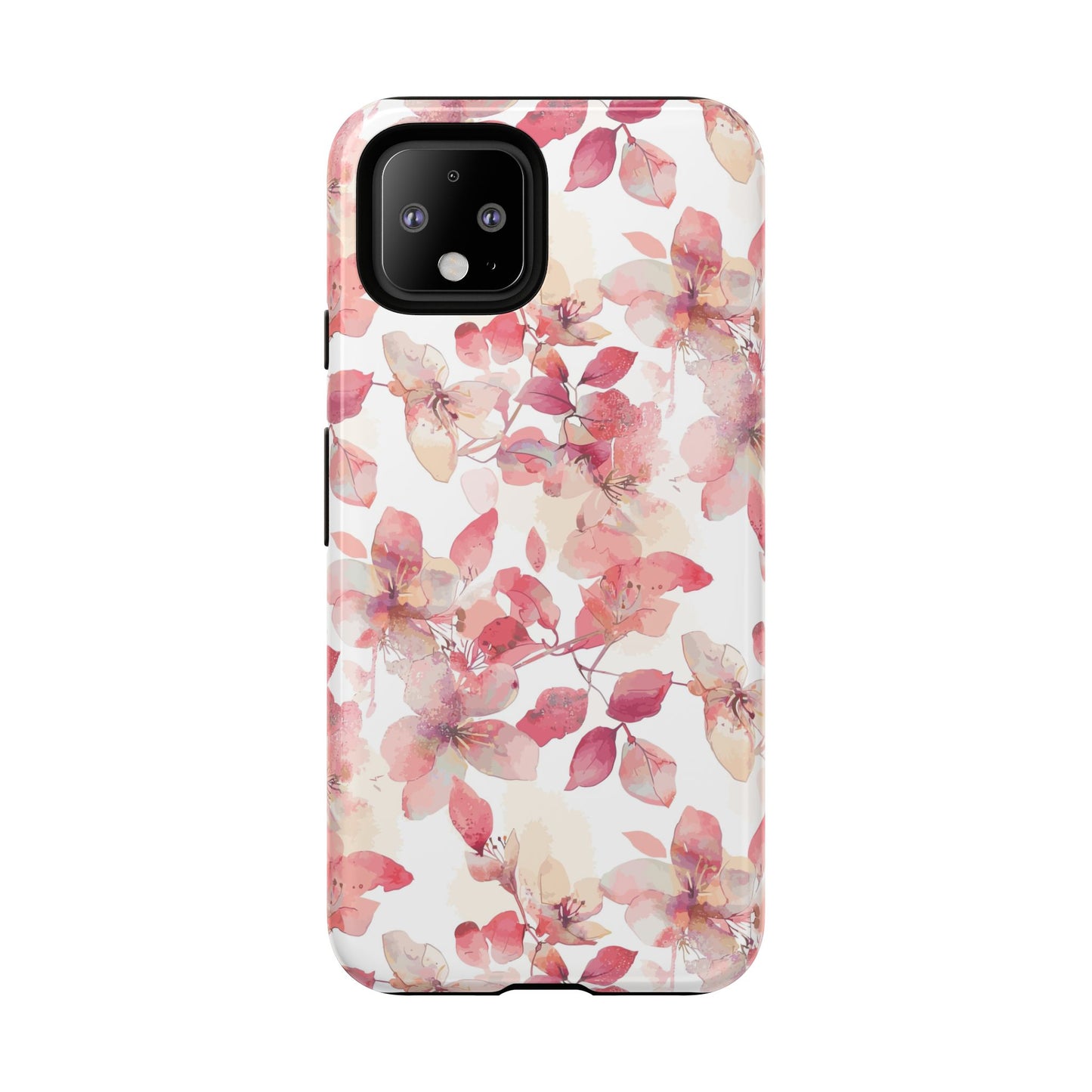 Watercolor Flowers: Tough Case for iPhone, Samsung Galaxy and Google Pixel devices