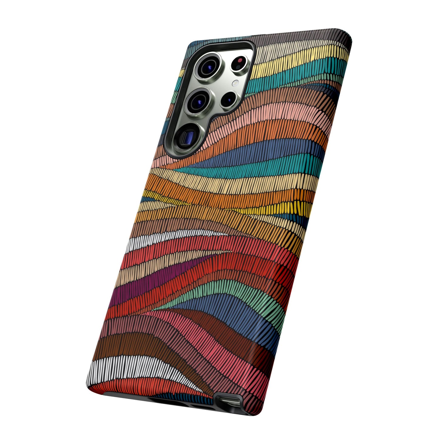 Threaded Harmony: Tapestry-inspired Phone Case for iPhone, Samsung Galaxy and Google Pixel devices