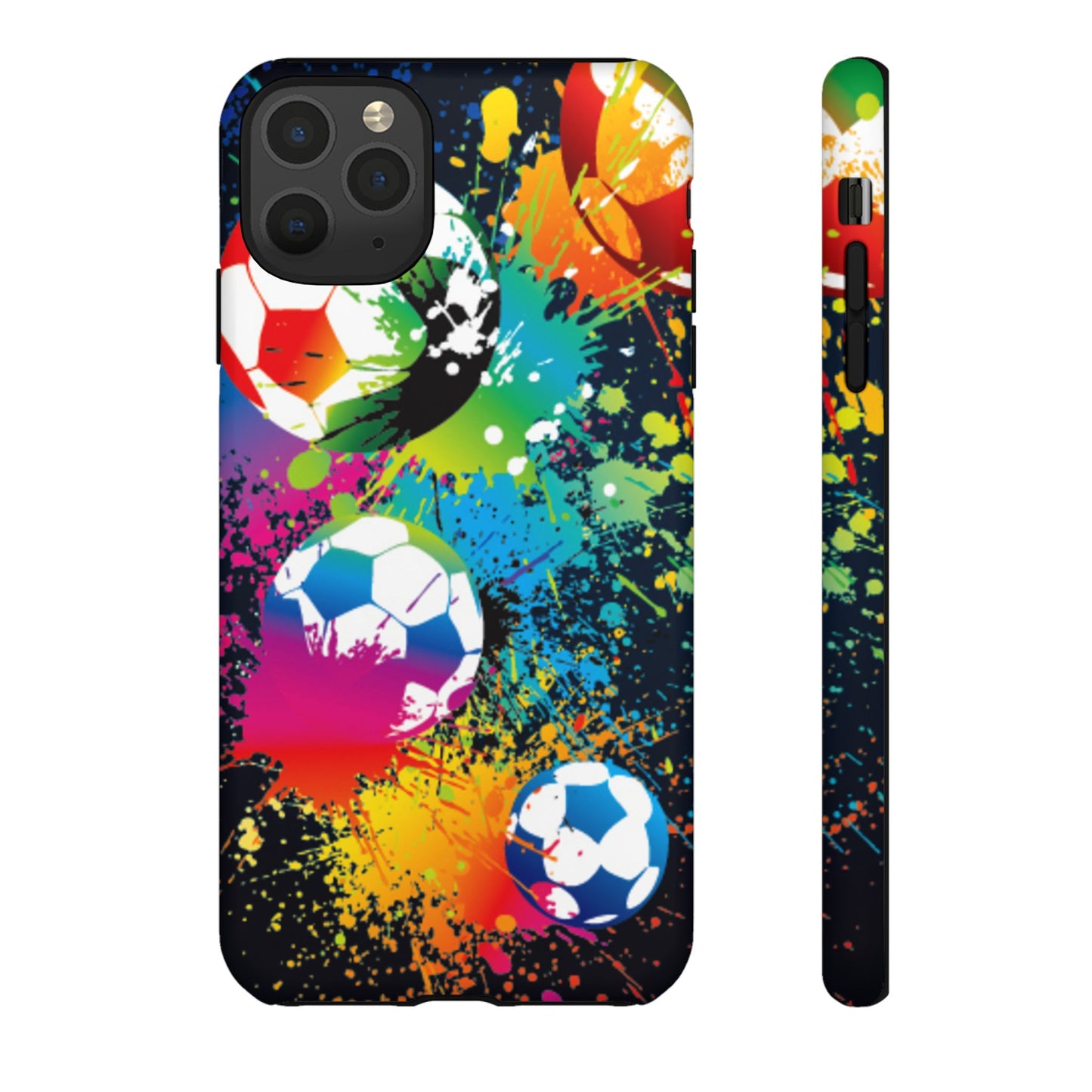 Footballer's Phone Case: Vibrant Case for iPhone, Samsung Galaxy and Google Pixel devices