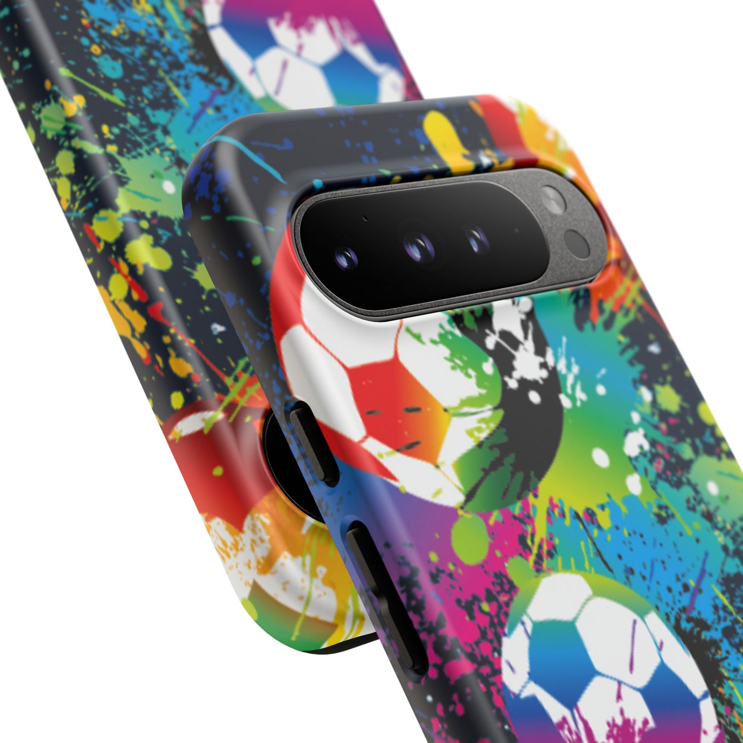 Footballer's Phone Case: Vibrant Case for iPhone, Samsung Galaxy and Google Pixel devices
