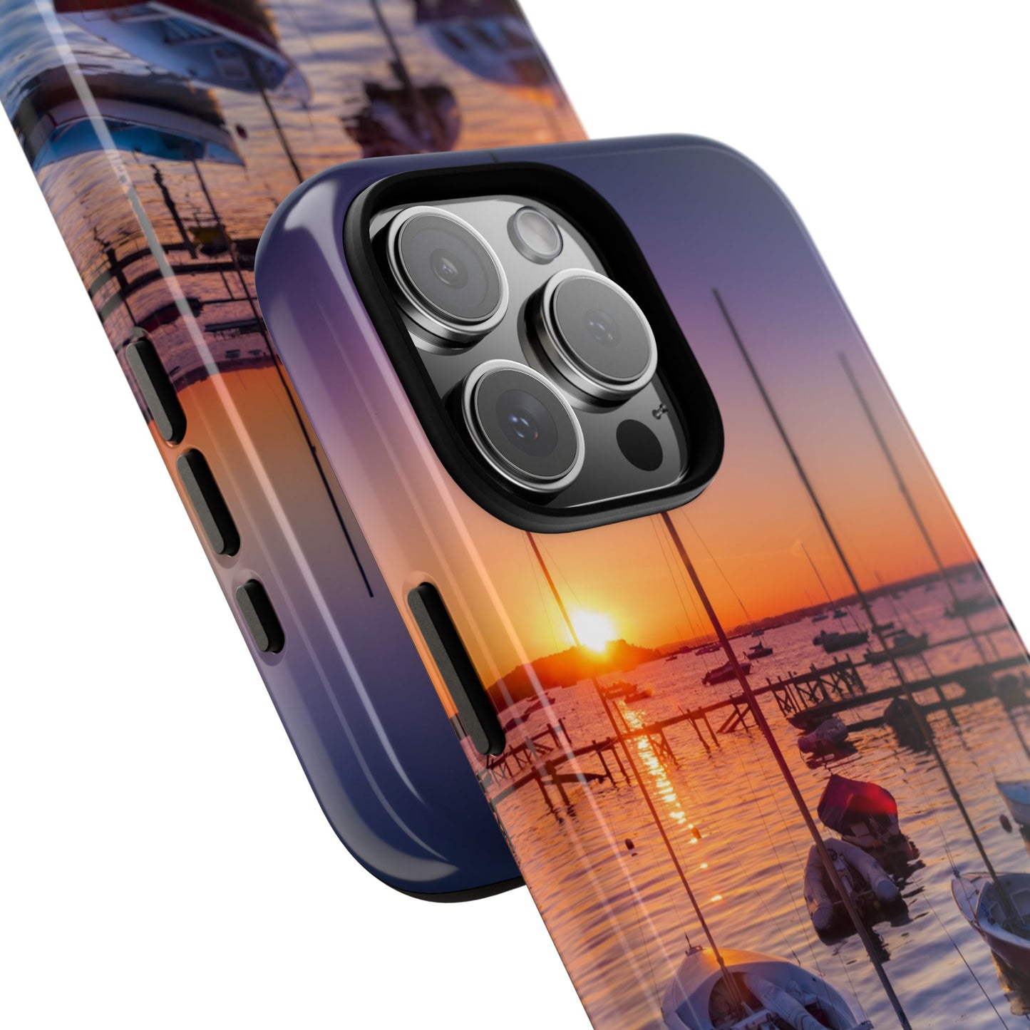 Fortune Favors the Bold: Sunset Sail Phone Case for iPhone, Samsung Galaxy and Google Pixel devices