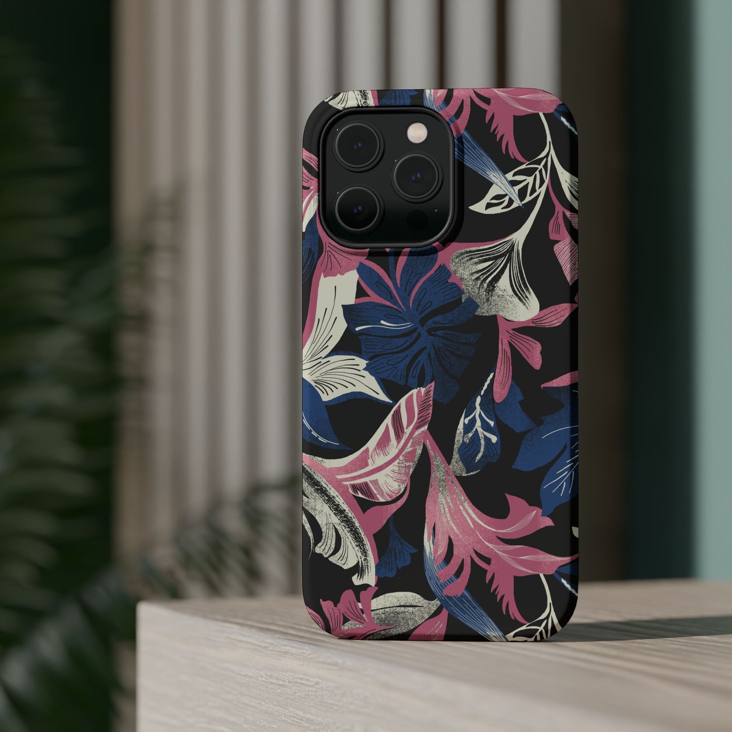 Tropique (MagSafe version): Palm & Fall Fusion Phone Case for iPhone