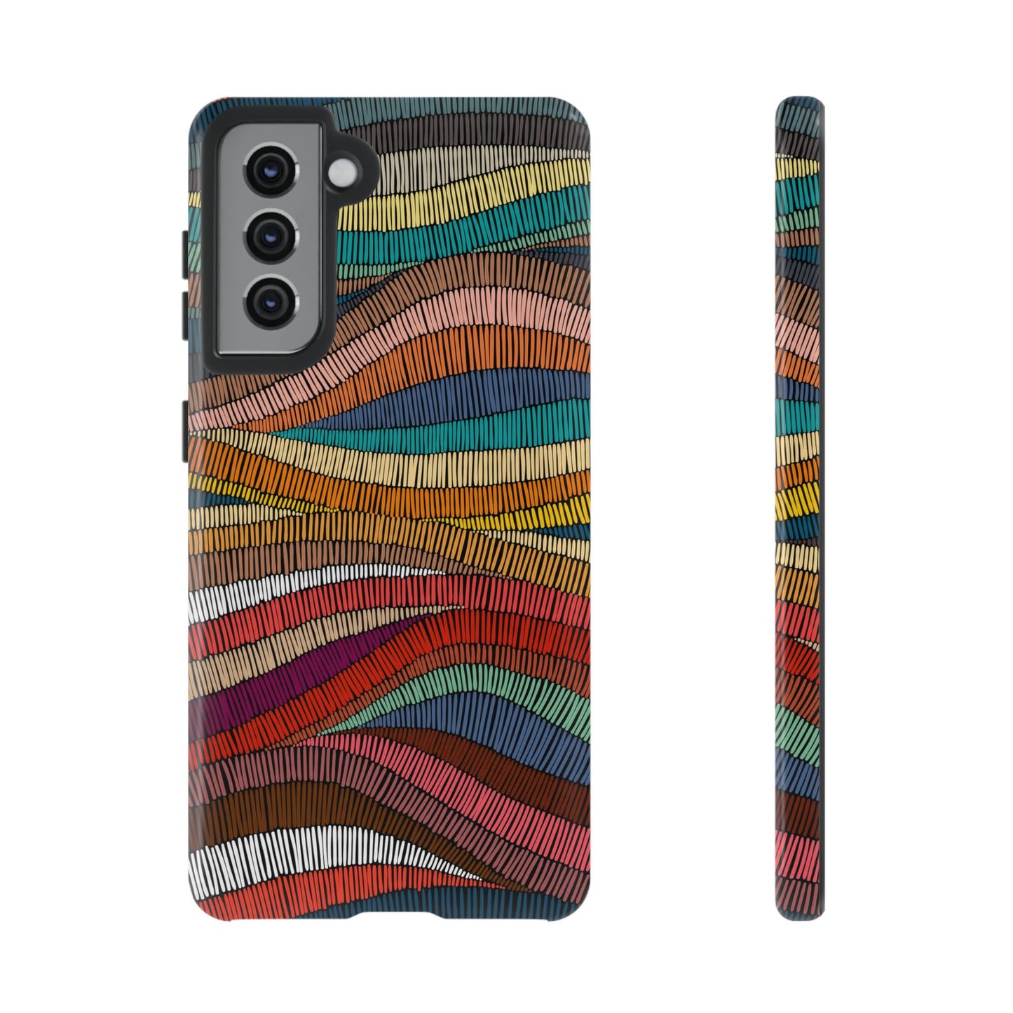 Threaded Harmony: Tapestry-inspired Phone Case for iPhone, Samsung Galaxy and Google Pixel devices