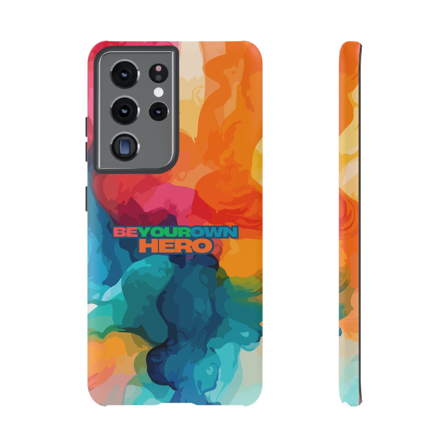 Be Your Own Hero: Tough Case for iPhone, Samsung Galaxy and Google Pixel