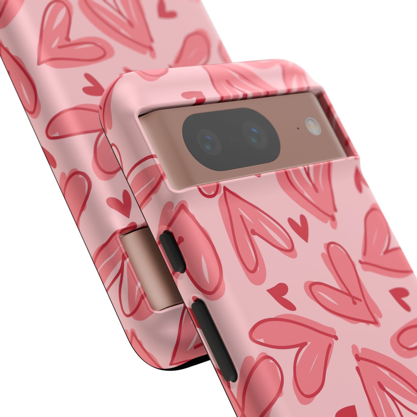 Hearts: Tough Case for iPhone, Samsung Galaxy and Google Pixel devices