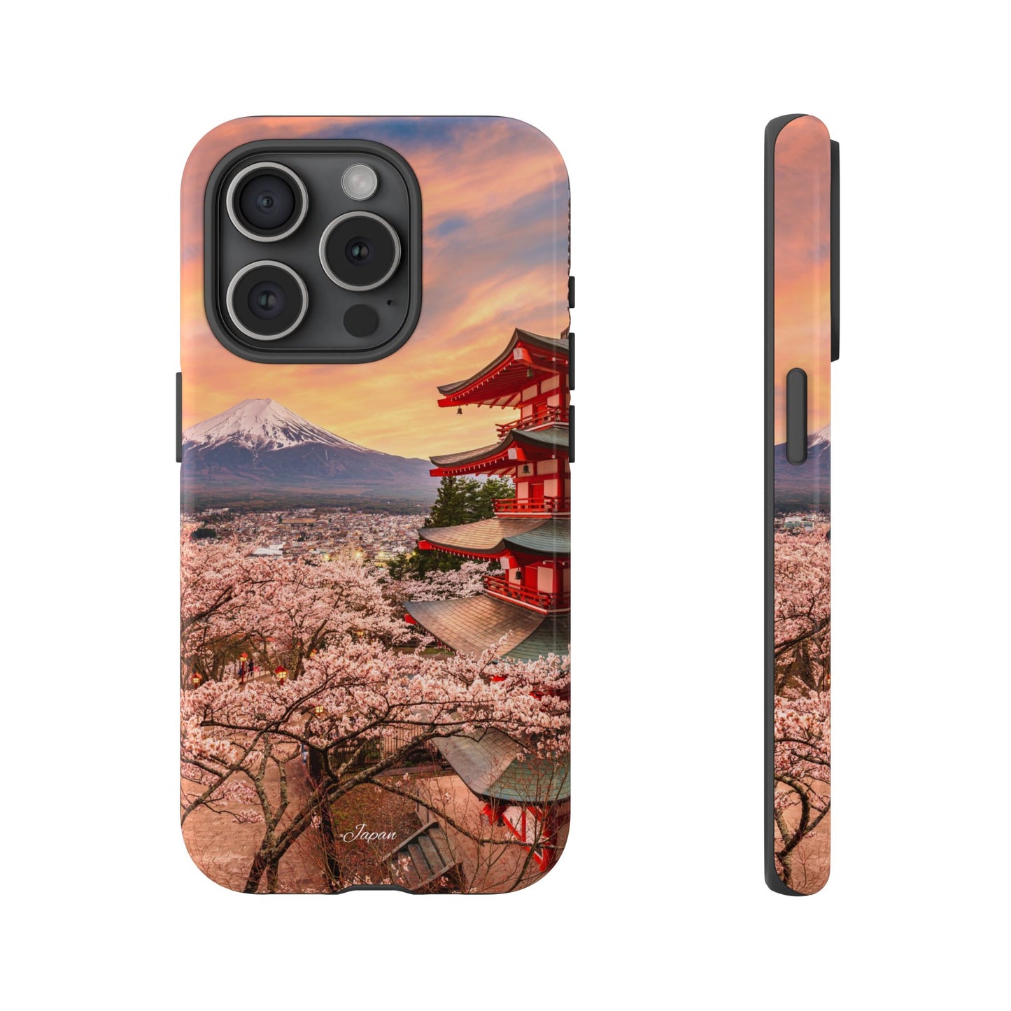 Cherry Blossoms Mt. Fuji phone case for iPhone, Galaxy and Pixel devices