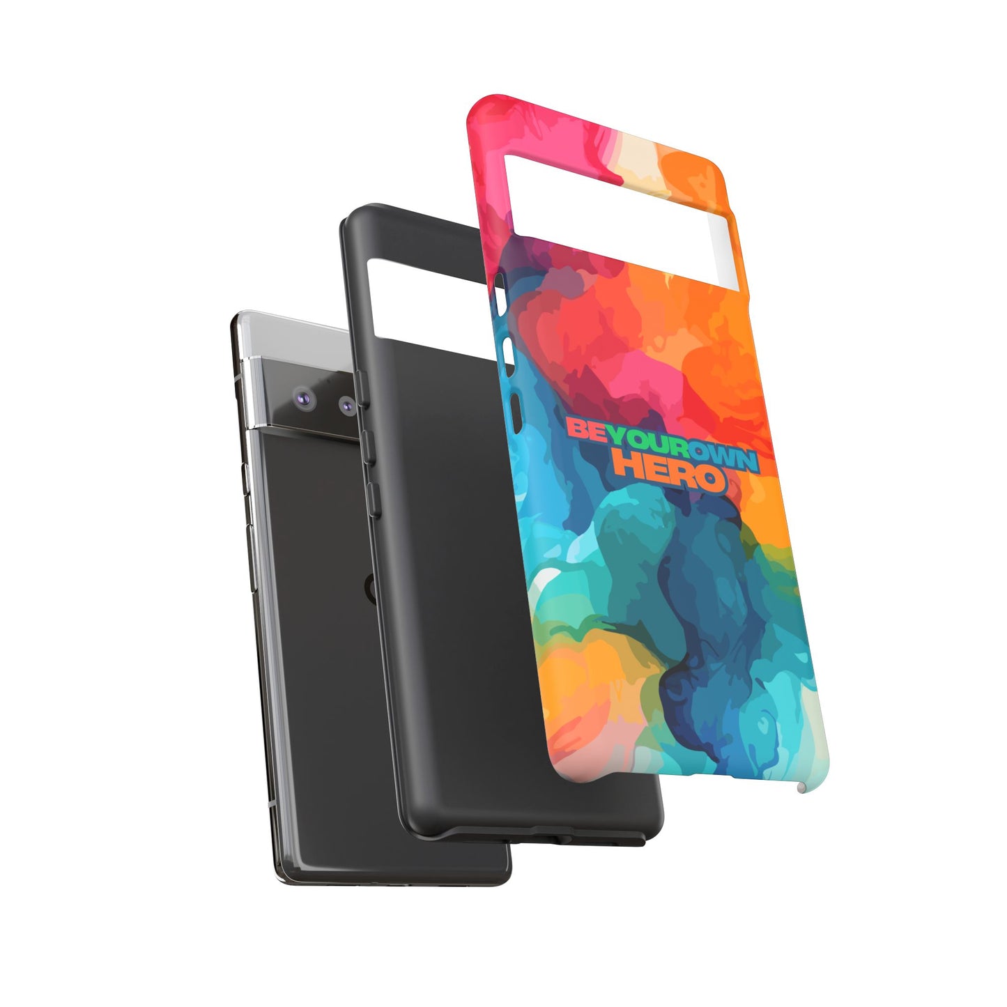 Be Your Own Hero: Tough Case for iPhone, Samsung Galaxy and Google Pixel