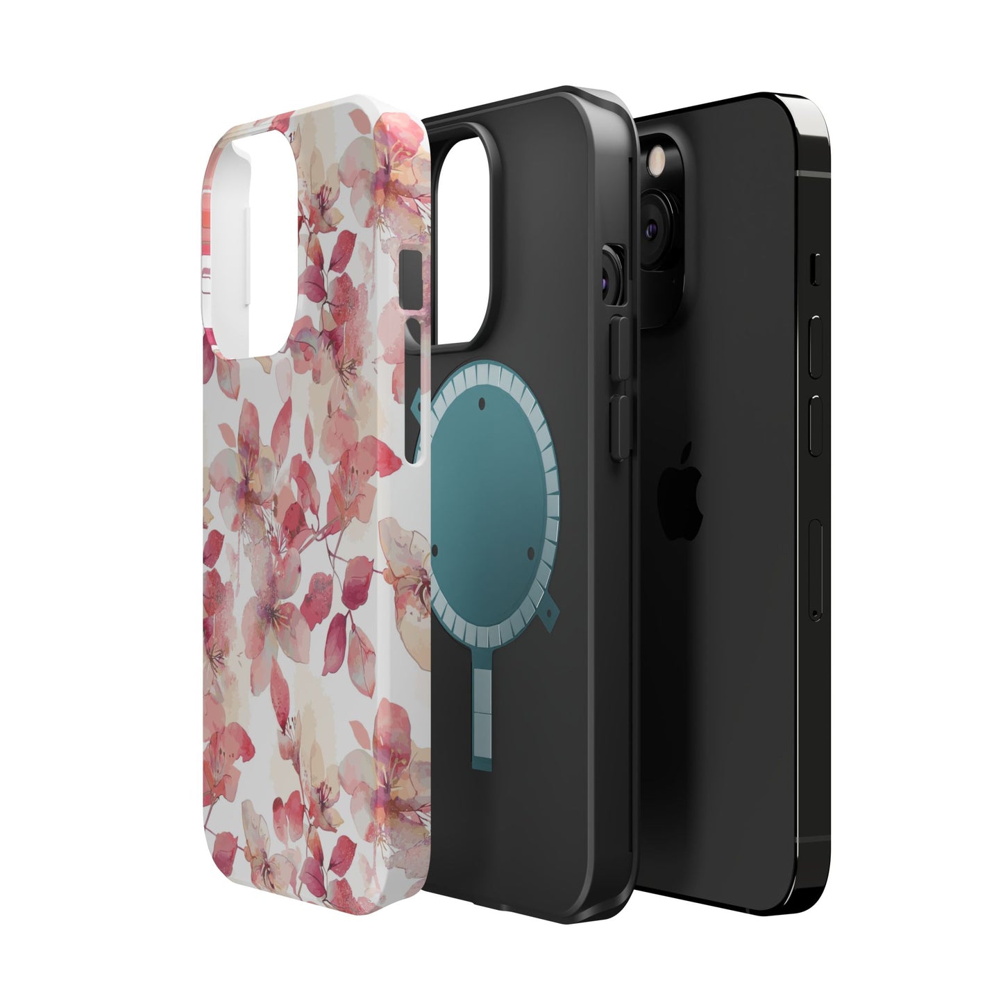 Watercolor Flowers: MagSafe case for iPhone