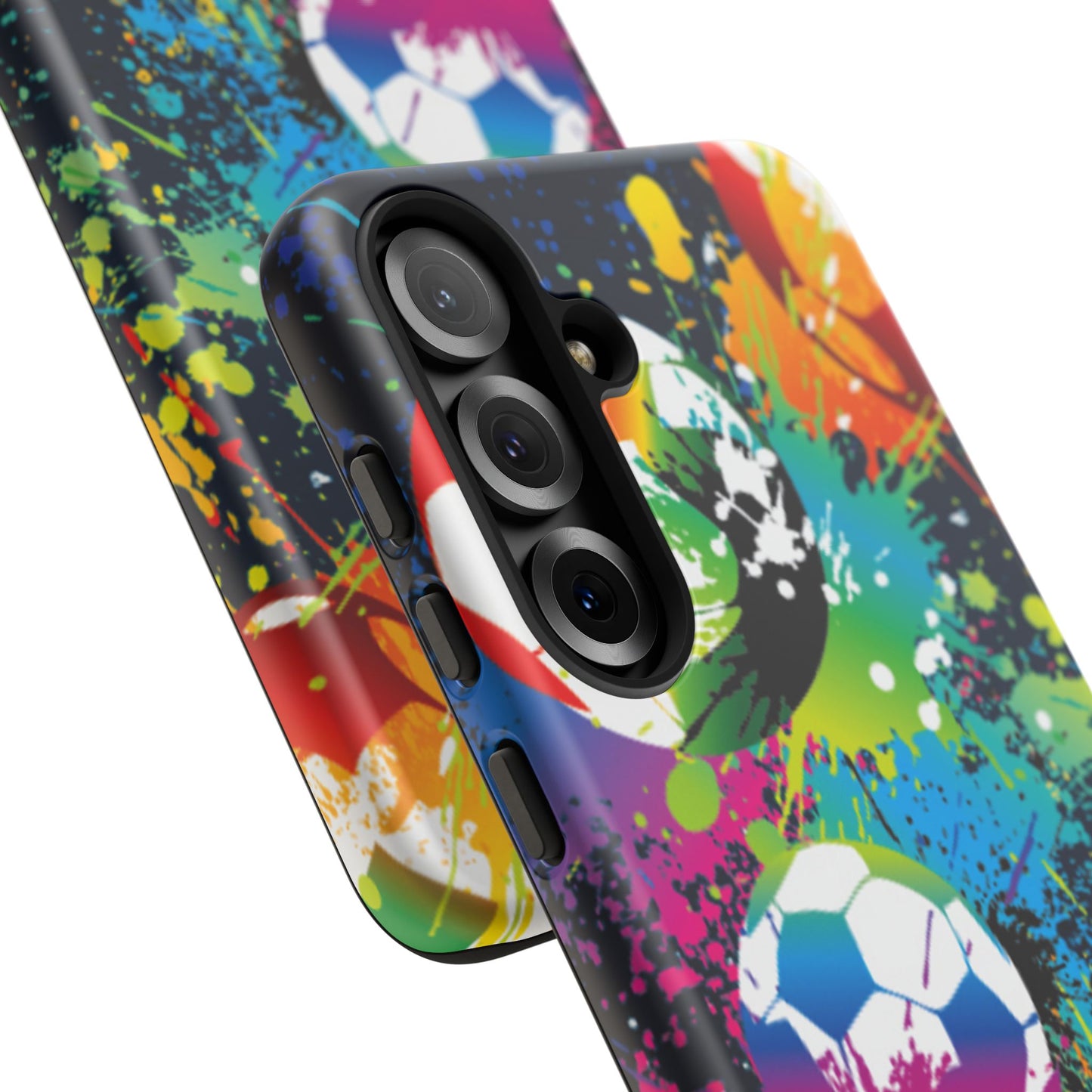 Footballer's Phone Case: Vibrant Case for iPhone, Samsung Galaxy and Google Pixel devices
