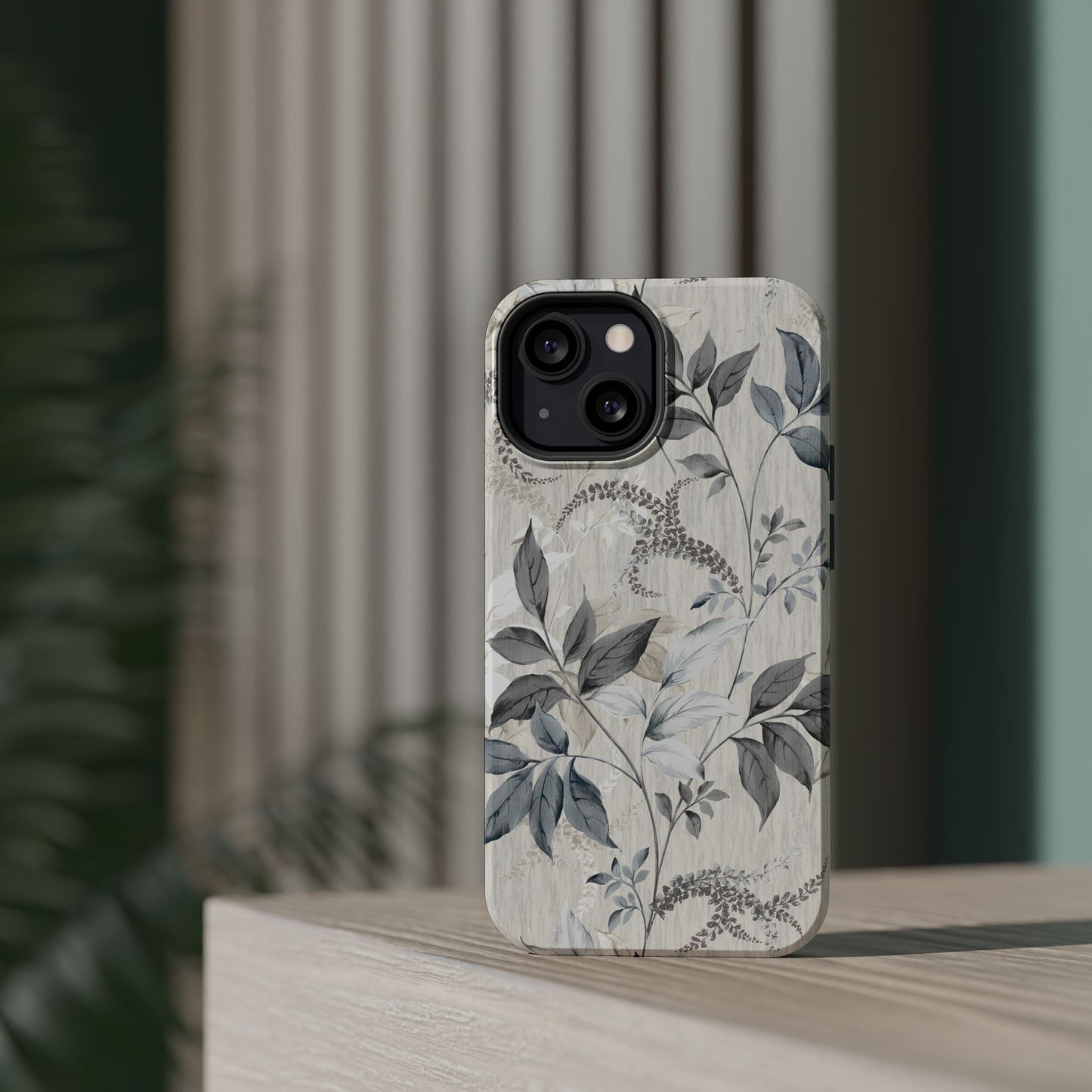Luxury Leaves (MagSafe version): Artistic case for iPhone, Samsung Galaxy and Google Pixel