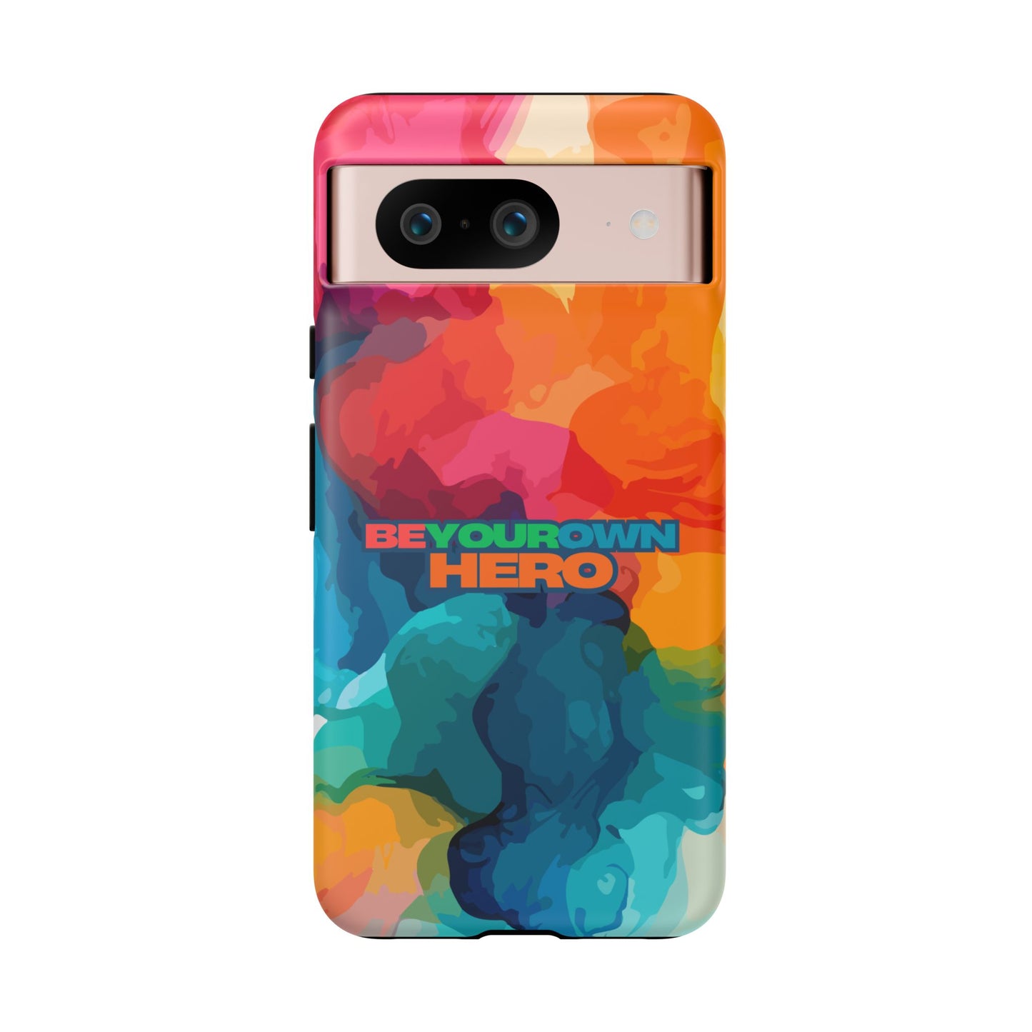 Be Your Own Hero: Tough Case for iPhone, Samsung Galaxy and Google Pixel