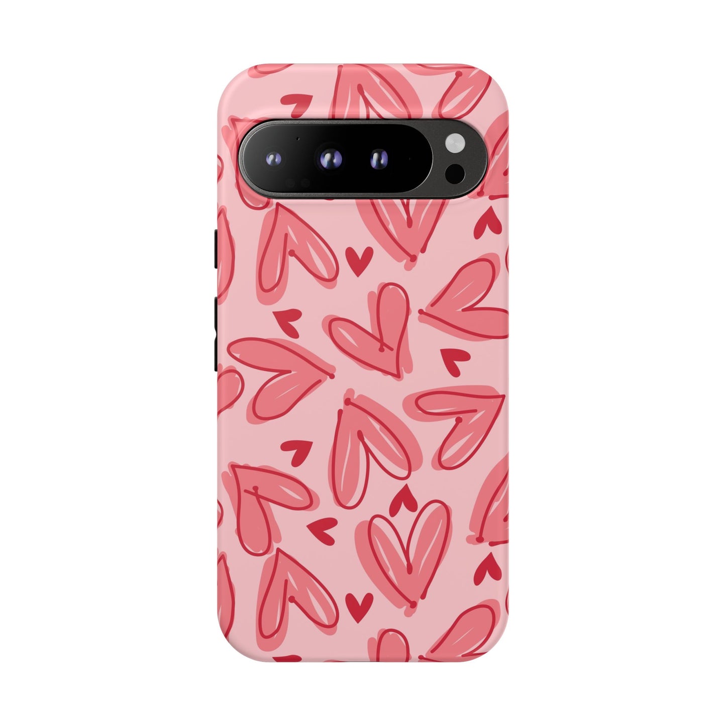Hearts: Tough Case for iPhone, Samsung Galaxy and Google Pixel devices