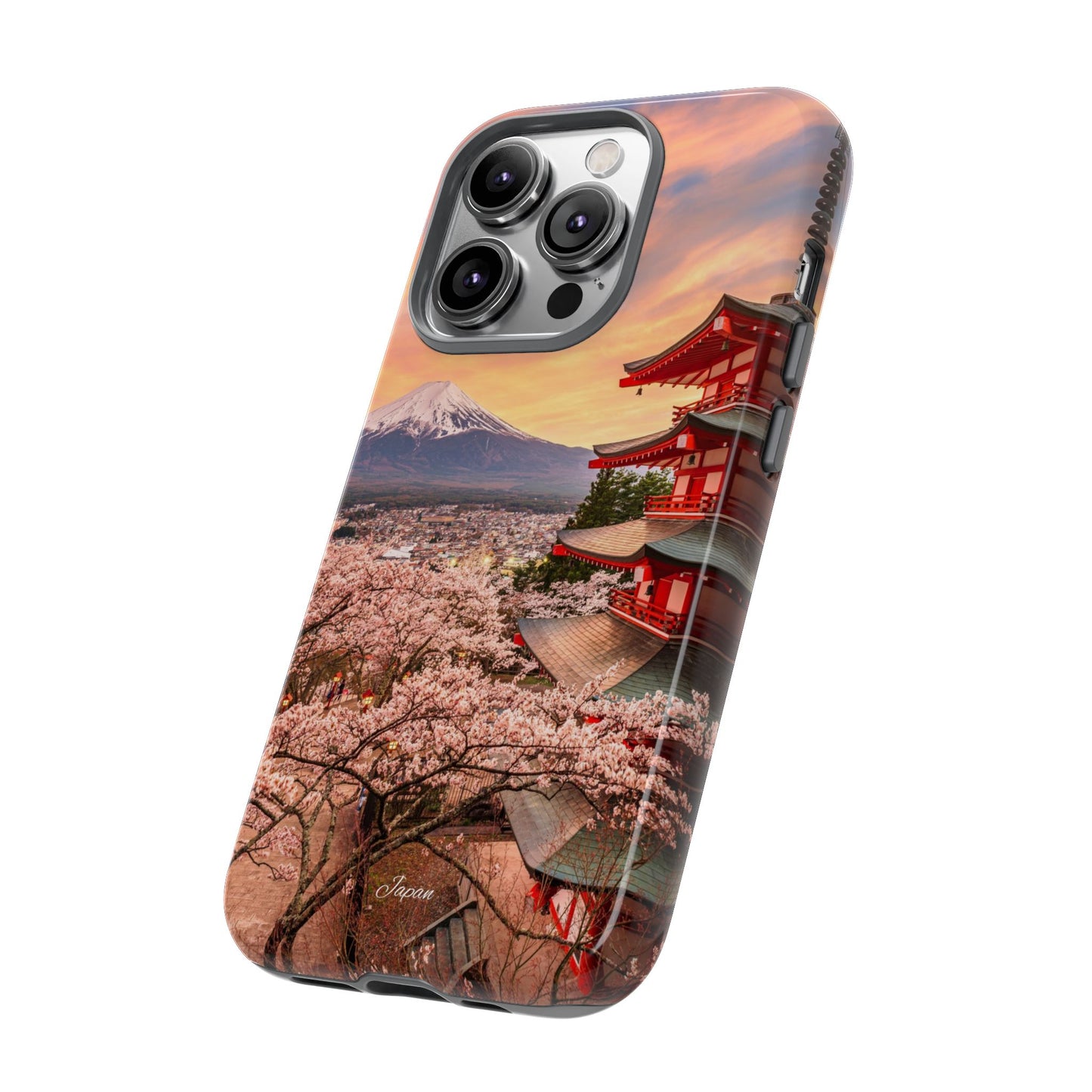Cherry Blossoms Mt. Fuji phone case for iPhone, Galaxy and Pixel devices