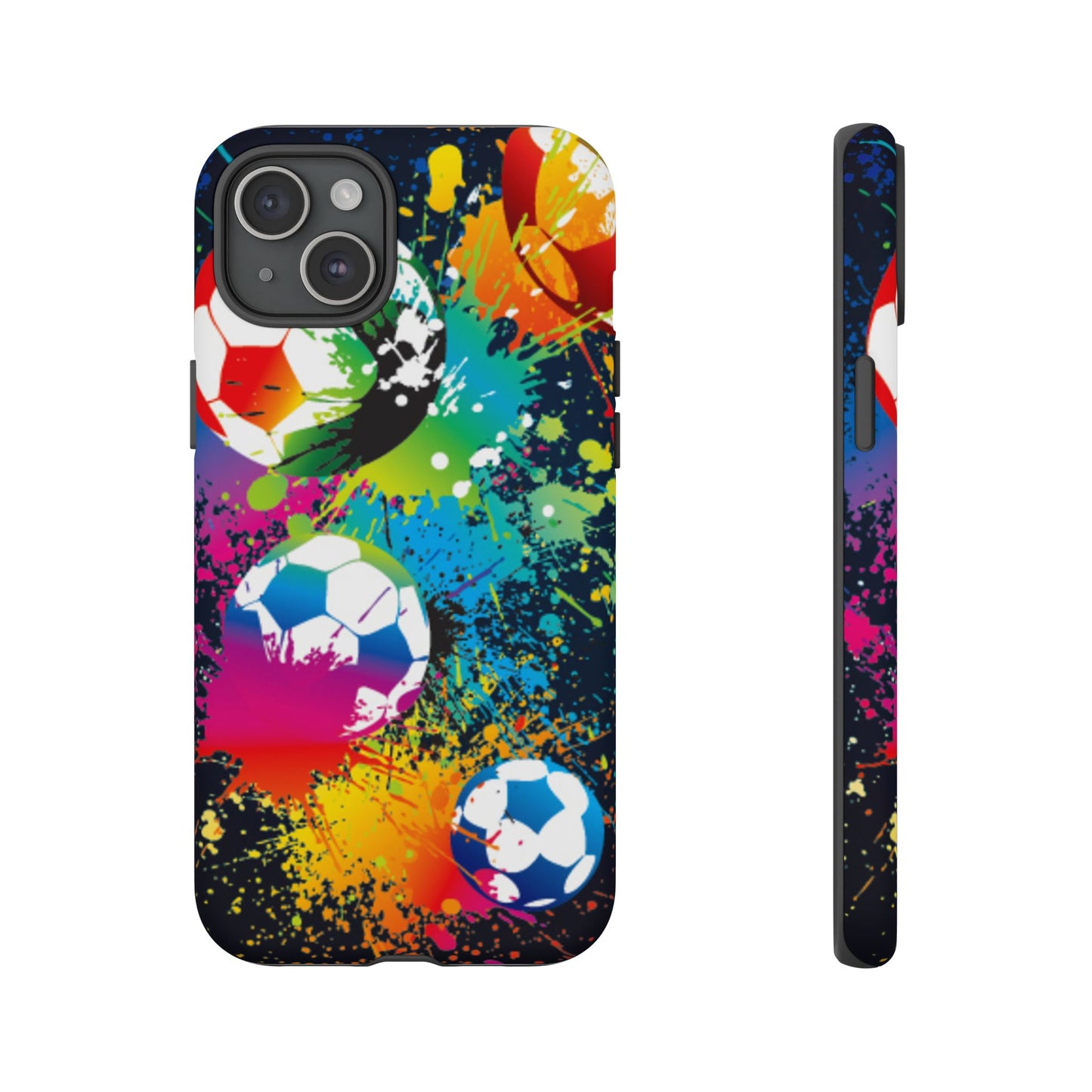 Footballer's Phone Case: Vibrant Case for iPhone, Samsung Galaxy and Google Pixel devices