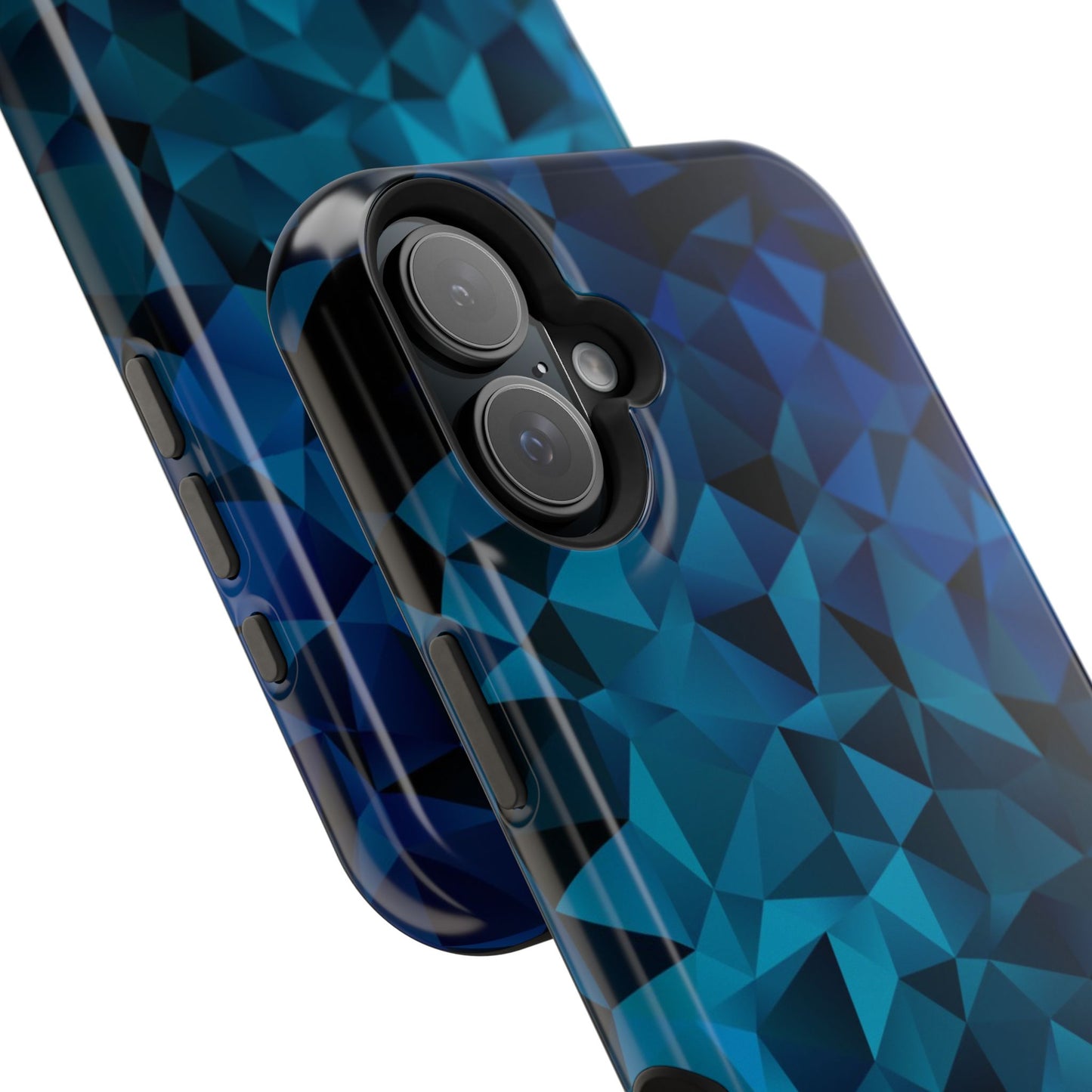 Blue Diamonds (MagSafe version): Elegant phone case for iPhone