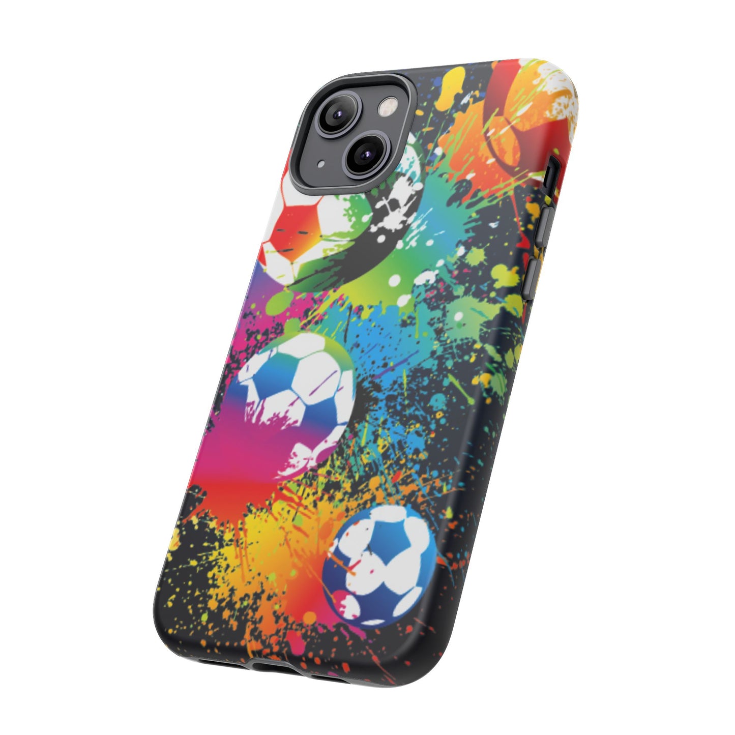Footballer's Phone Case: Vibrant Case for iPhone, Samsung Galaxy and Google Pixel devices