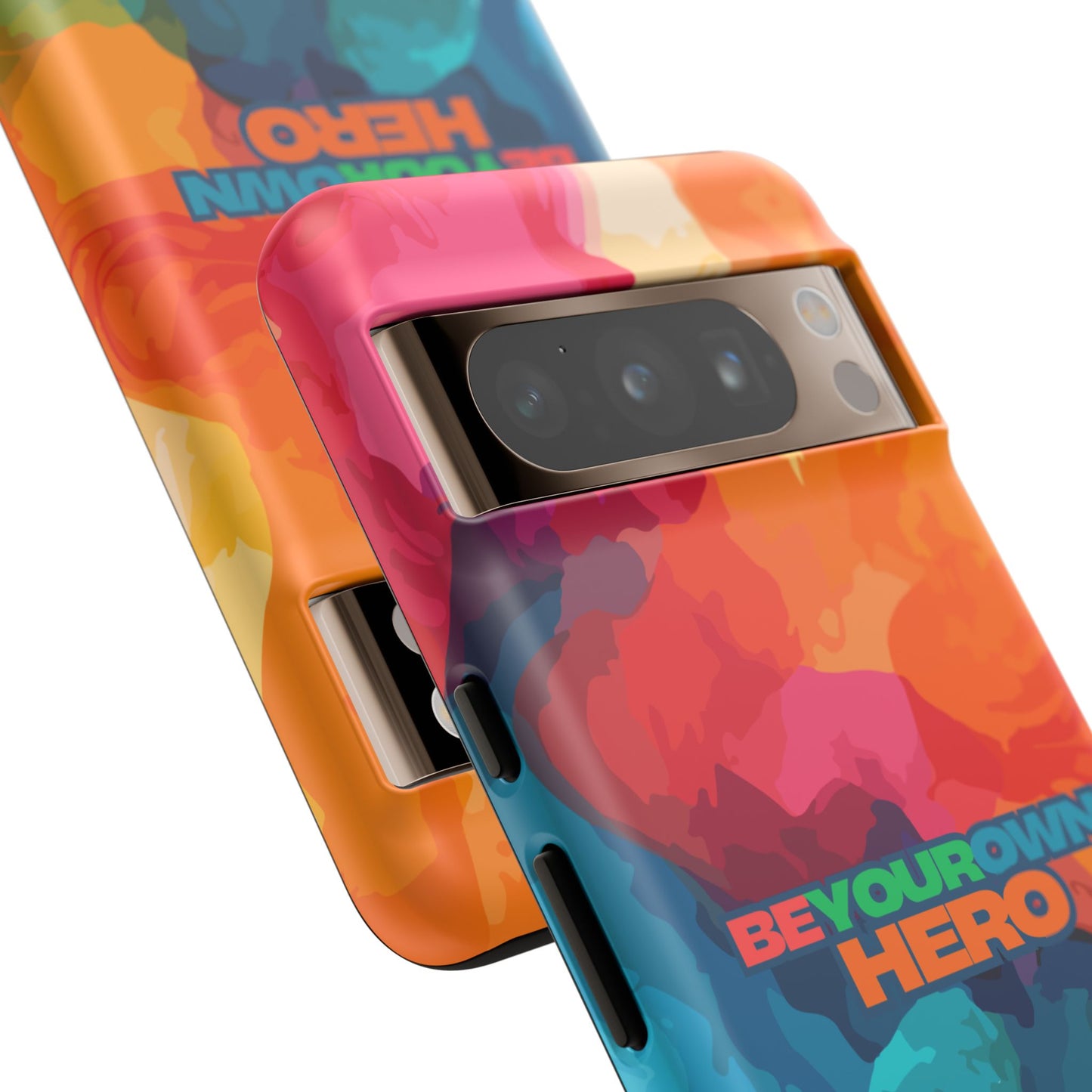 Be Your Own Hero: Tough Case for iPhone, Samsung Galaxy and Google Pixel