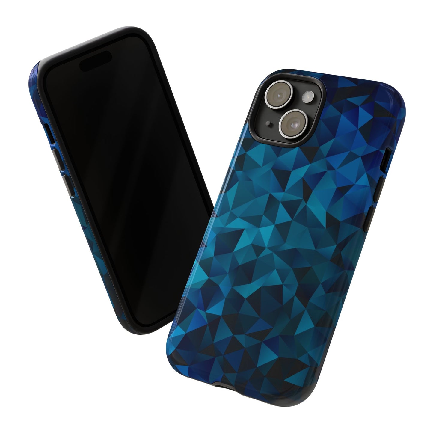 Blue Diamonds: Phone Case with Elegant Prints for iPhone, Samsung Galaxy and Google Pixel devices