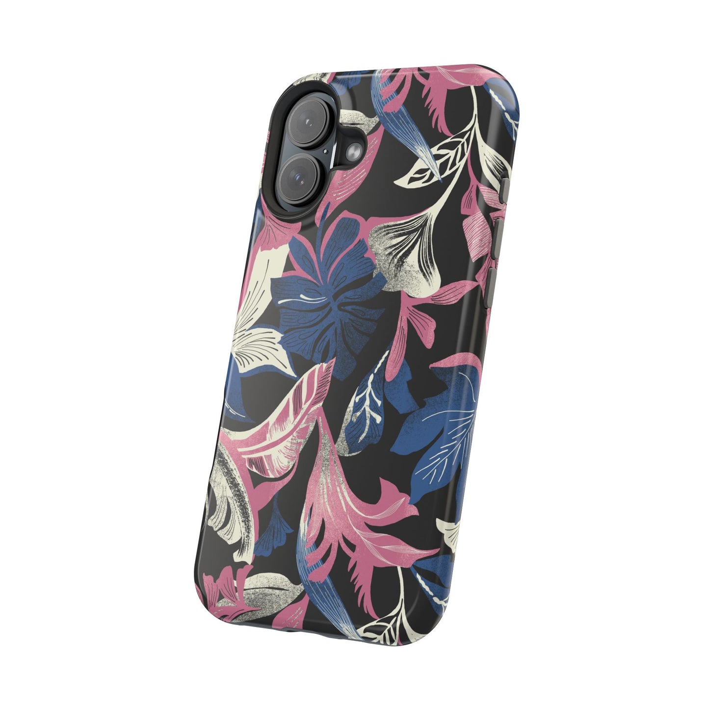 Tropique (MagSafe version): Palm & Fall Fusion Phone Case for iPhone