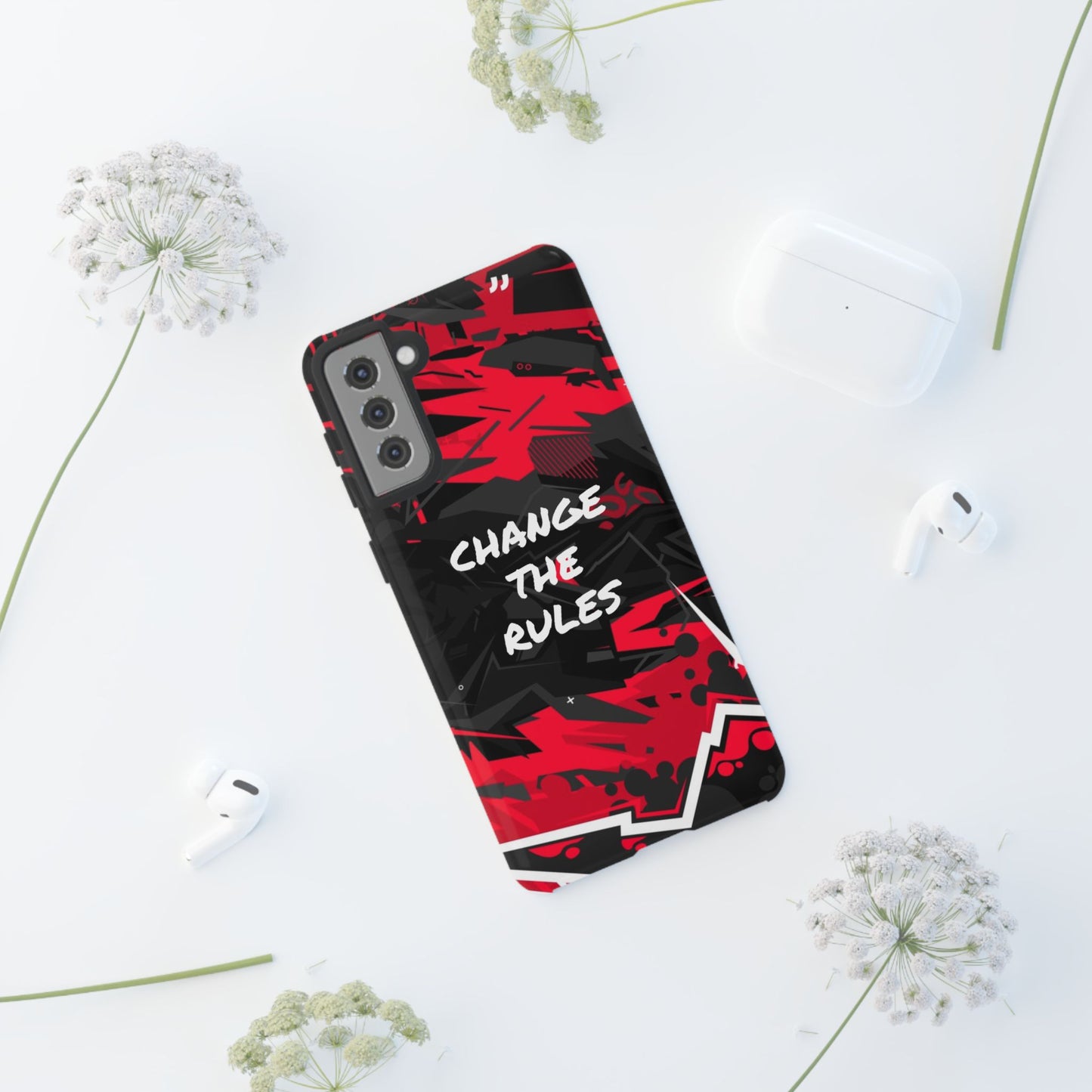 Verander de regels: stevige hoes voor iPhone-, Galaxy- en Pixel-apparaten