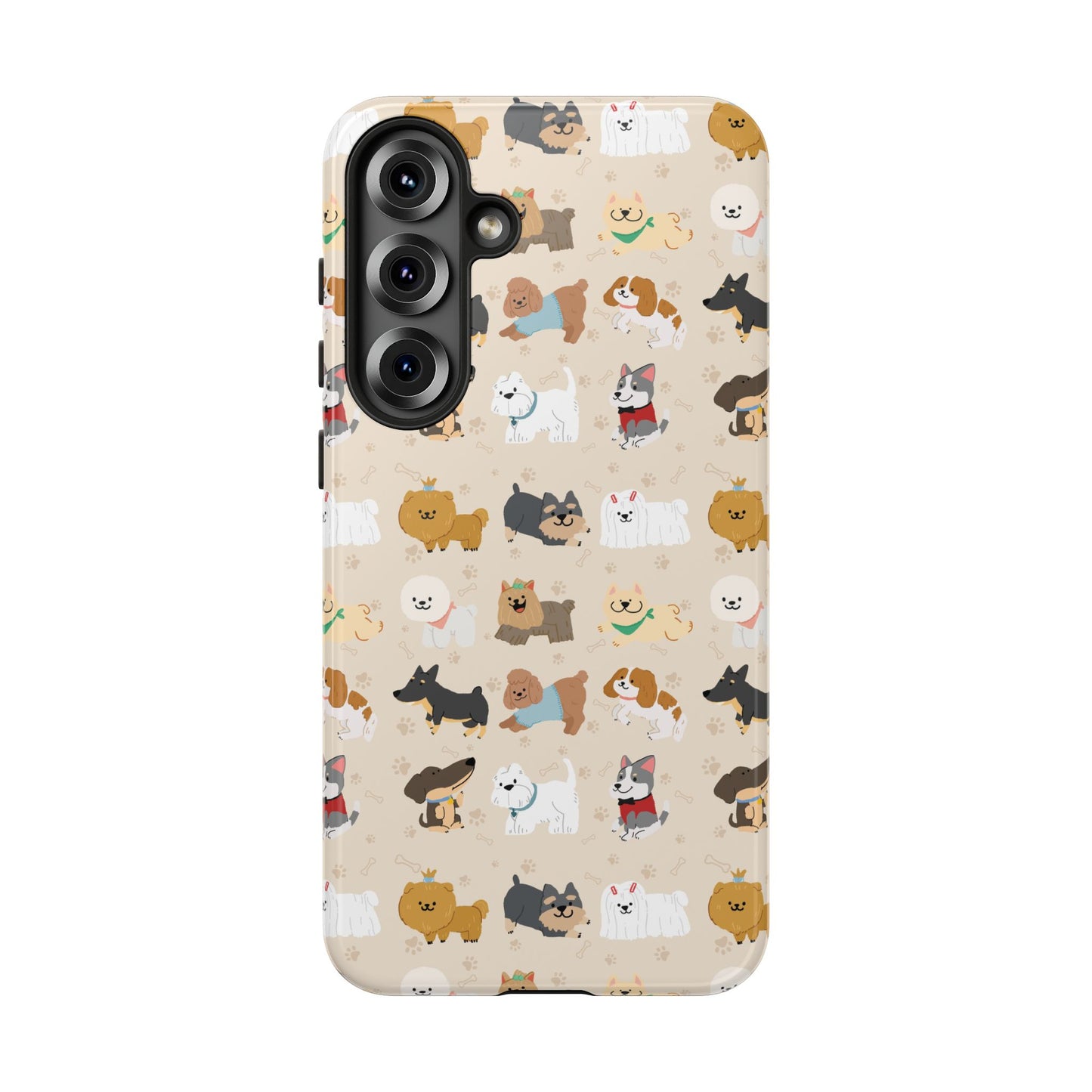 Cute Dogs: Tough Case for iPhone, Samsung Galaxy and Google Pixel devices