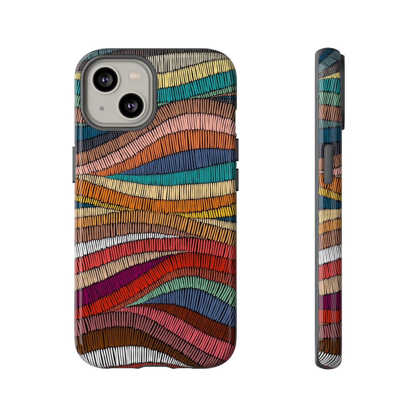Threaded Harmony: Tapestry-inspired Phone Case for iPhone, Samsung Galaxy and Google Pixel devices